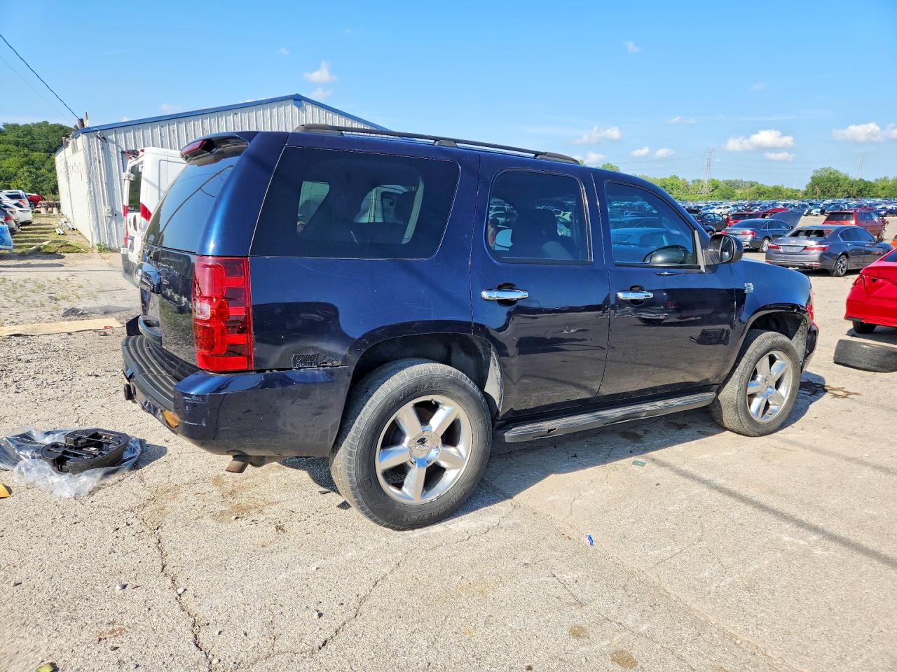 2007 Chevrolet Tahoe C1500 Blue vin: 1GNFC13087J202986