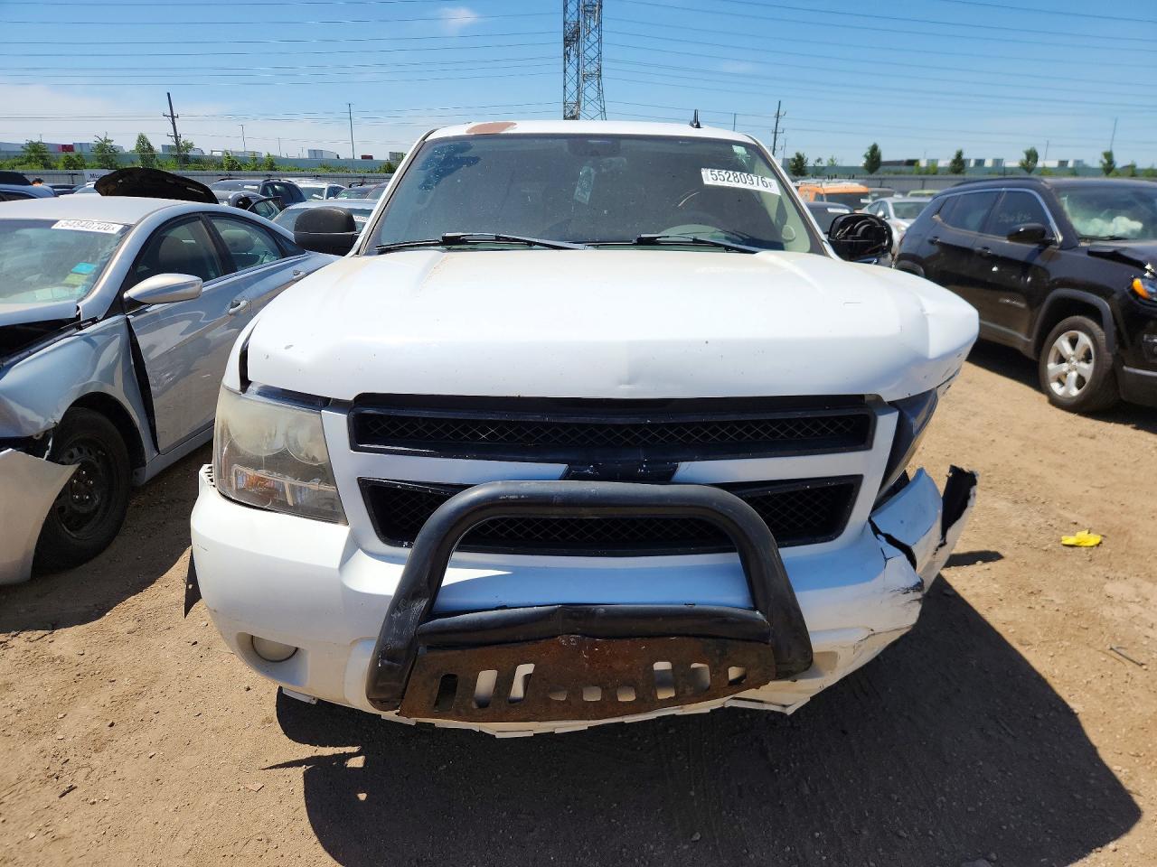 2007 Chevrolet Tahoe C1500 White vin: 1GNFC13087R101769