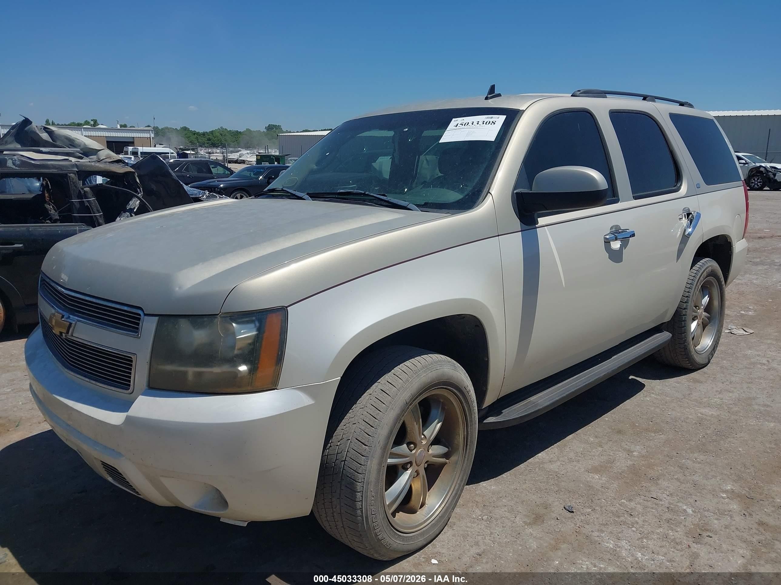 2007 Chevrolet Tahoe Lt Tan vin: 1GNFC13097R357905