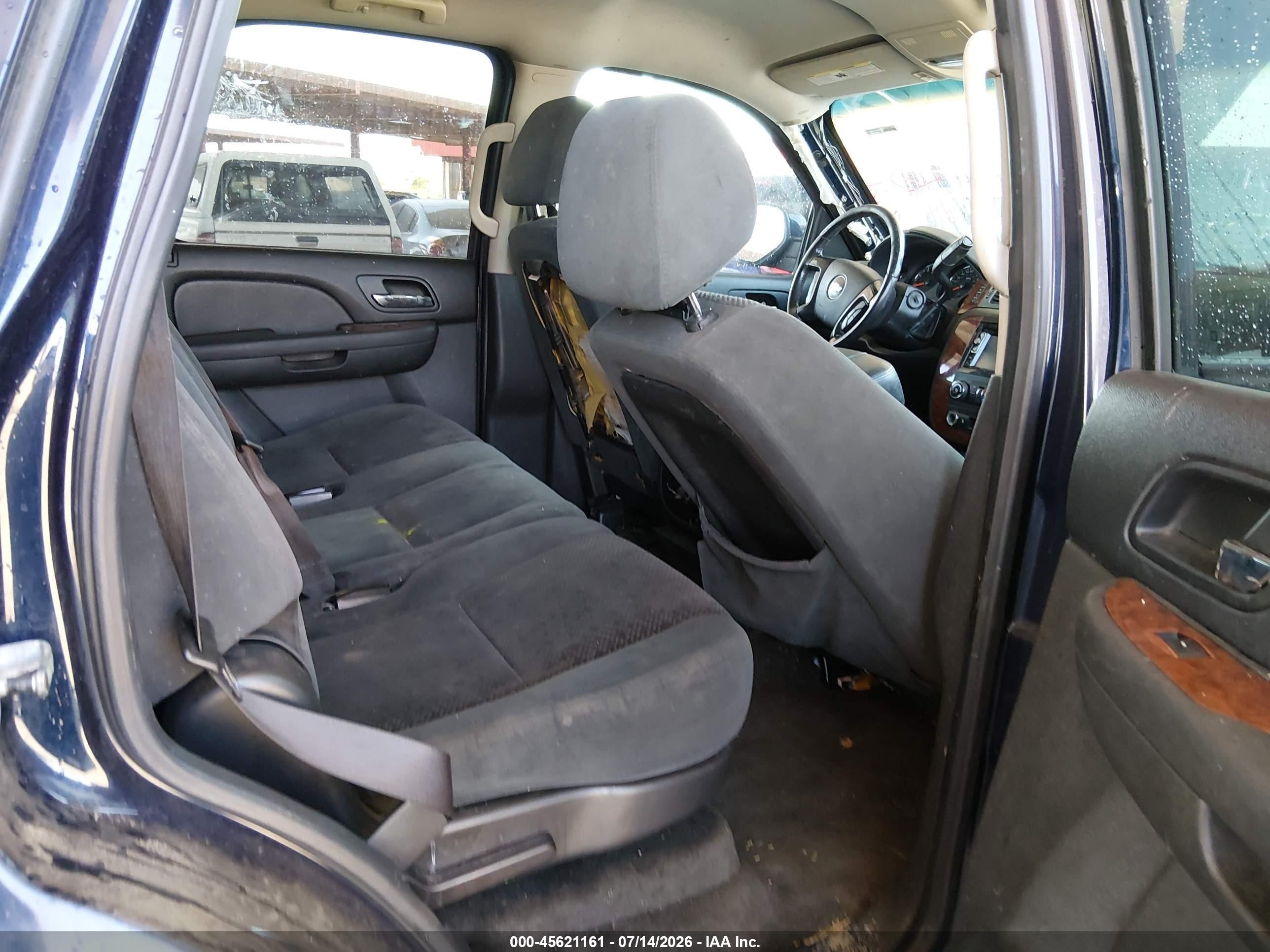 2008 Chevrolet Tahoe Lt Blue vin: 1GNFC13098R122857