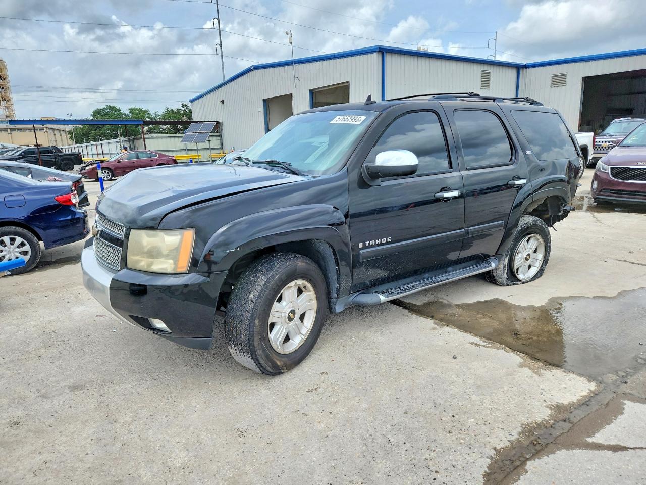 2008 Chevrolet Tahoe C1500 Black vin: 1GNFC13098R158080