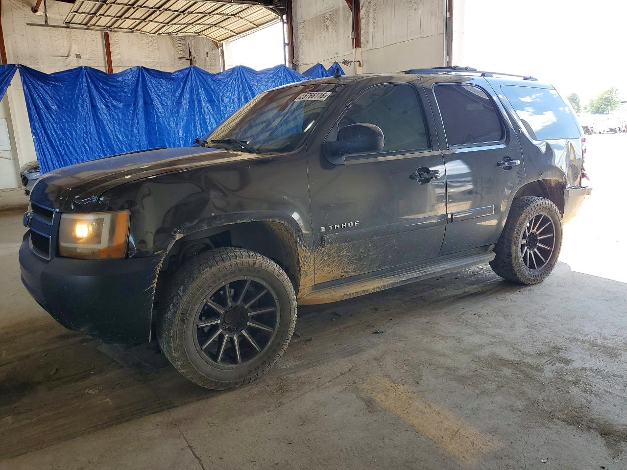 2008 Chevrolet Tahoe C1500 Black vin: 1GNFC13098R167166