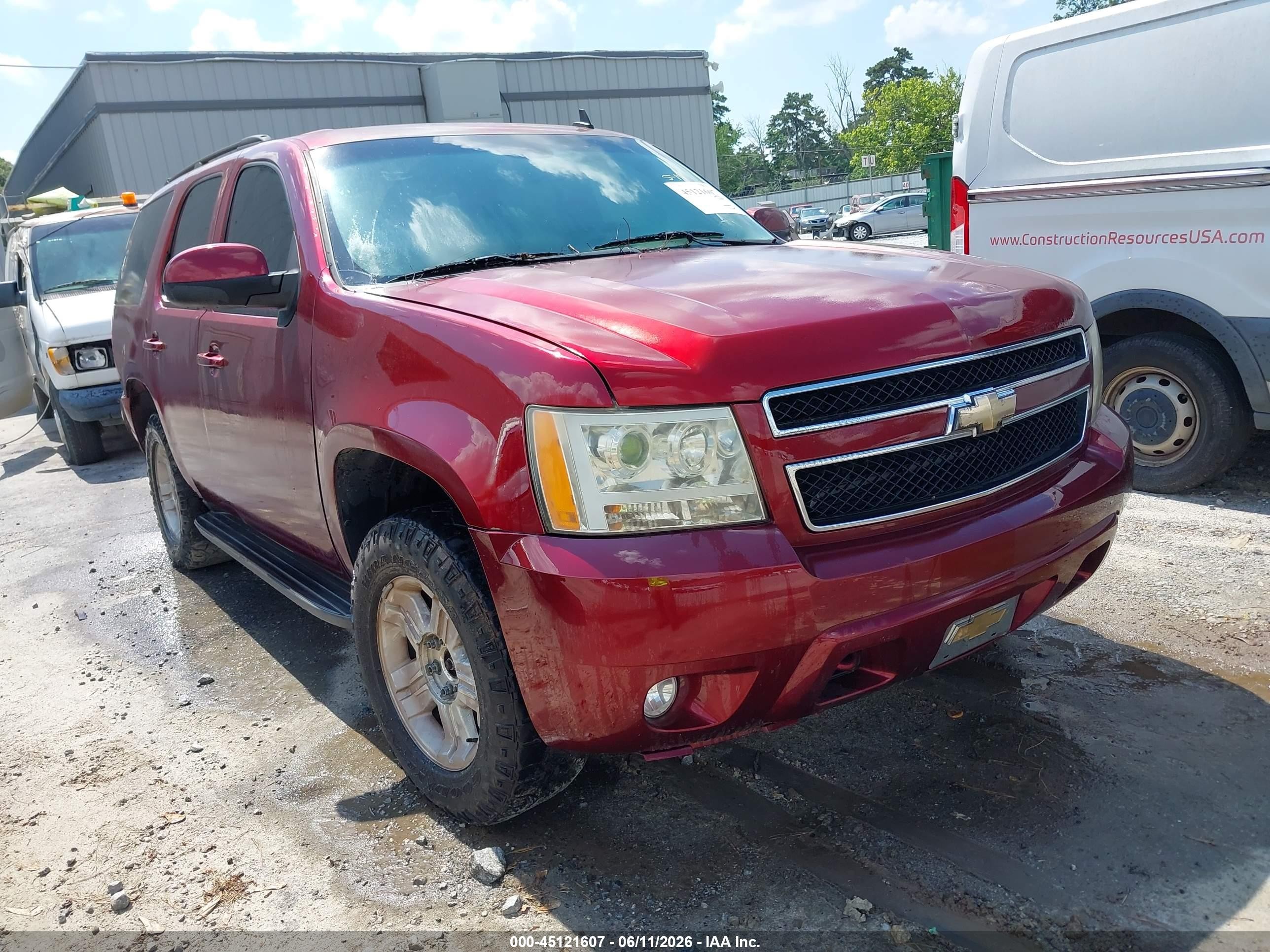 2008 Chevrolet Tahoe Ltz Красный vin: 1GNFC13098R186901