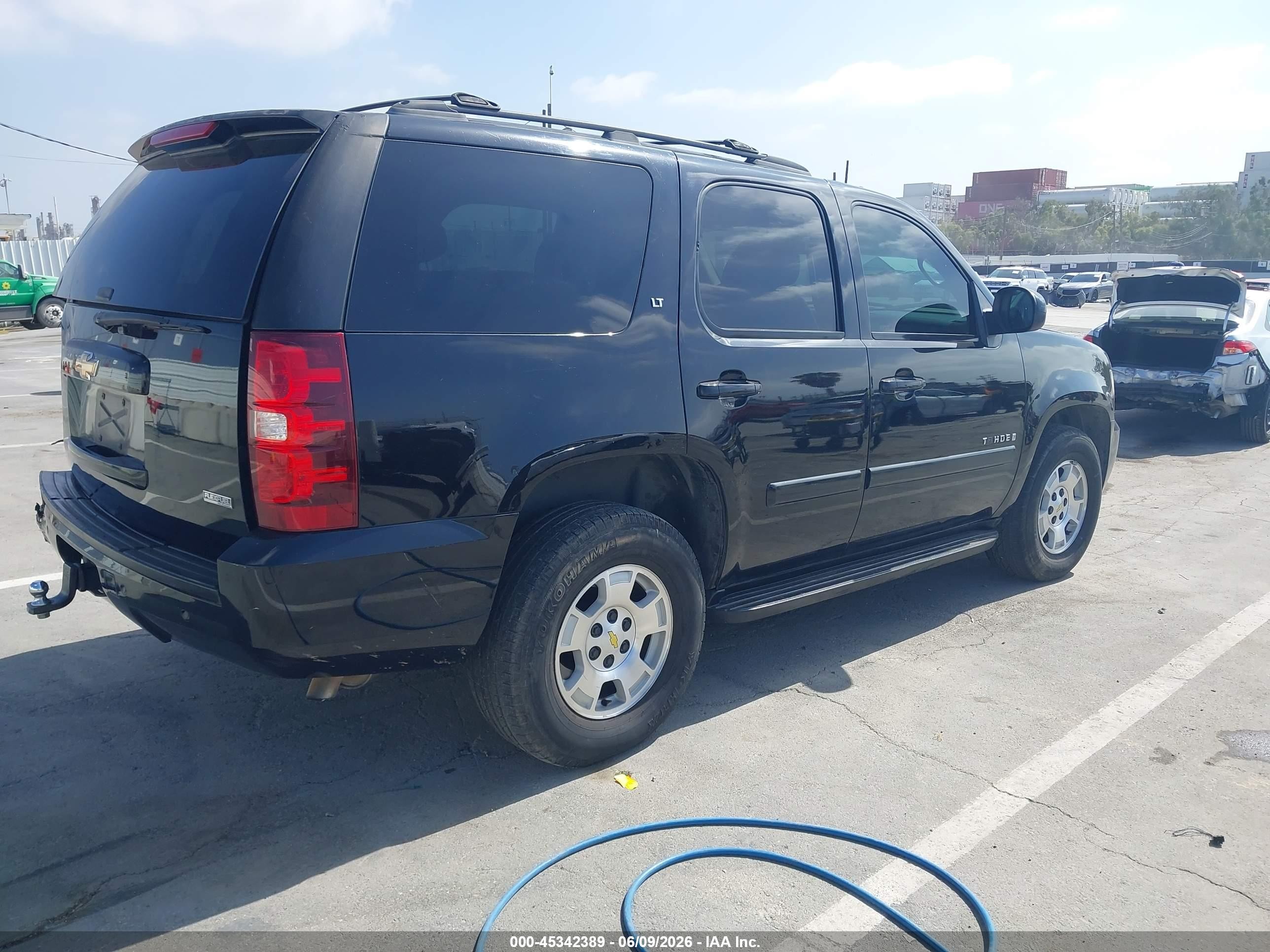 2007 Chevrolet Tahoe Lt Черный vin: 1GNFC130X7R350204
