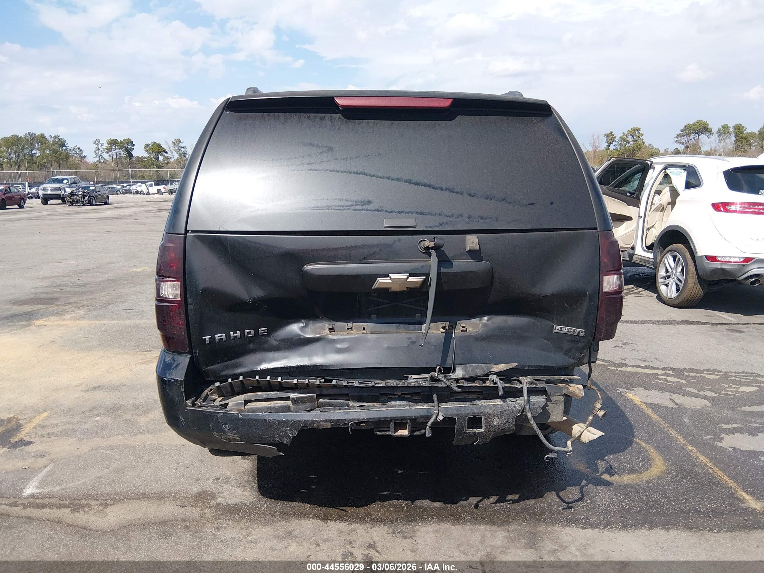2008 Chevrolet Tahoe Ltz Black vin: 1GNFC130X8R171923