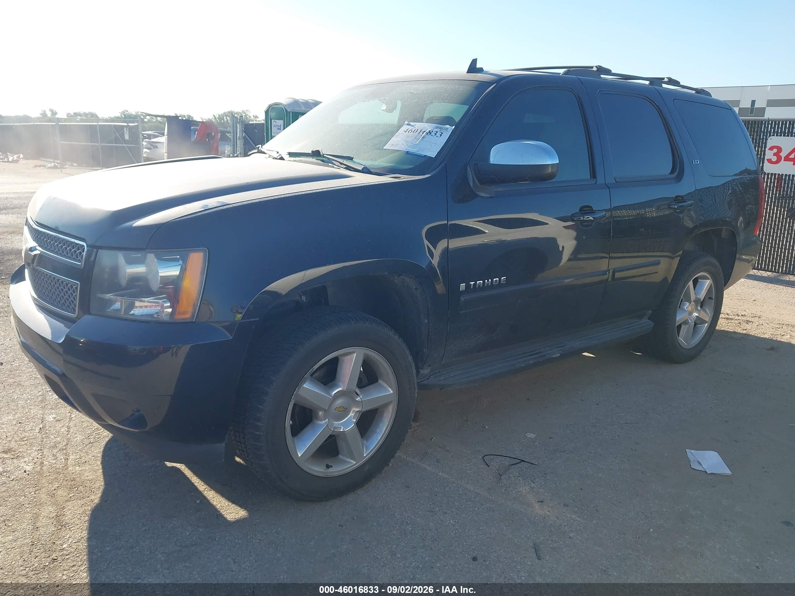 2008 Chevrolet Tahoe Ltz Черный vin: 1GNFC130X8R188981