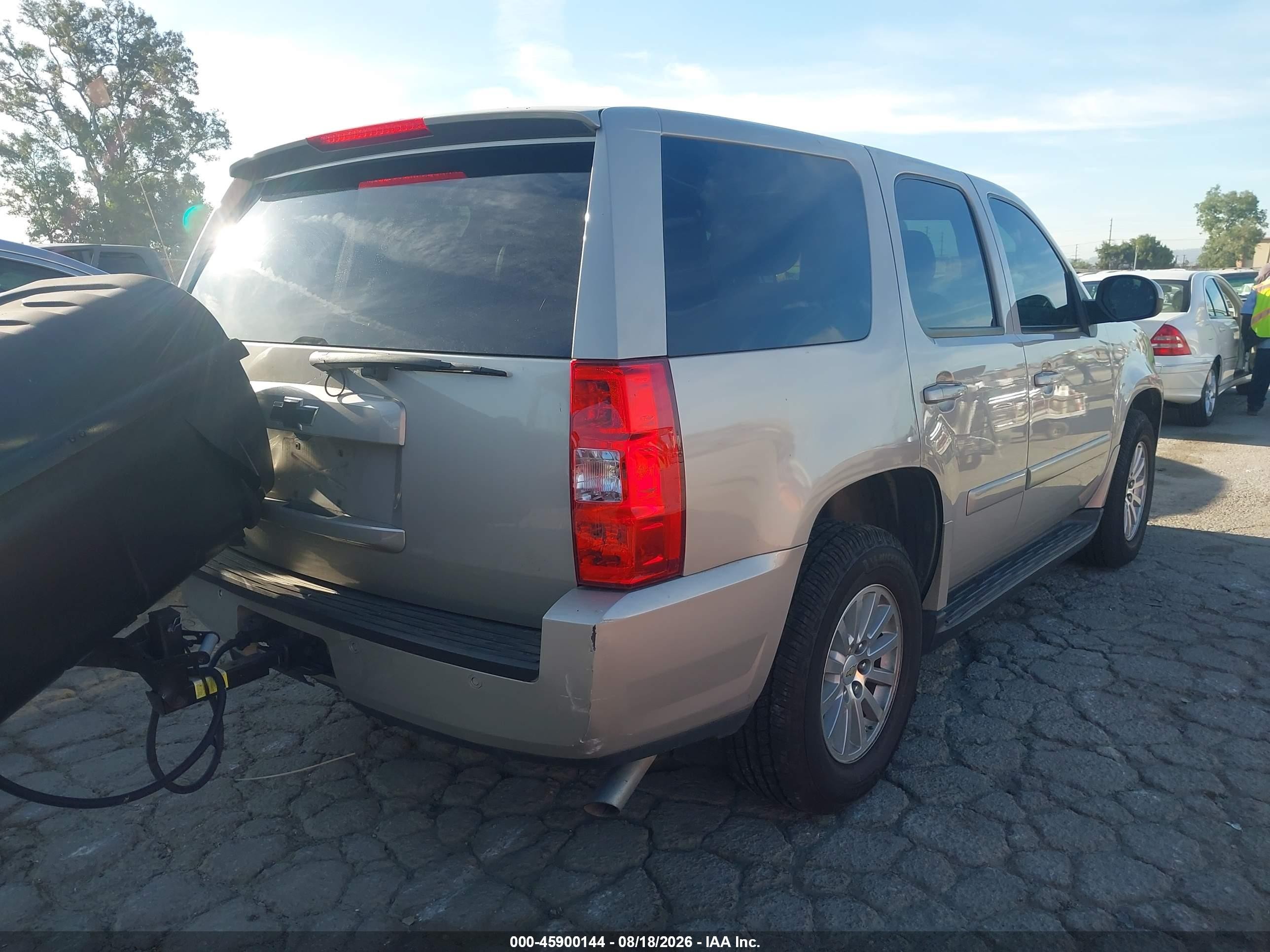 2008 Chevrolet Tahoe Hybrid   Серый vin: 1GNFC13548R204670