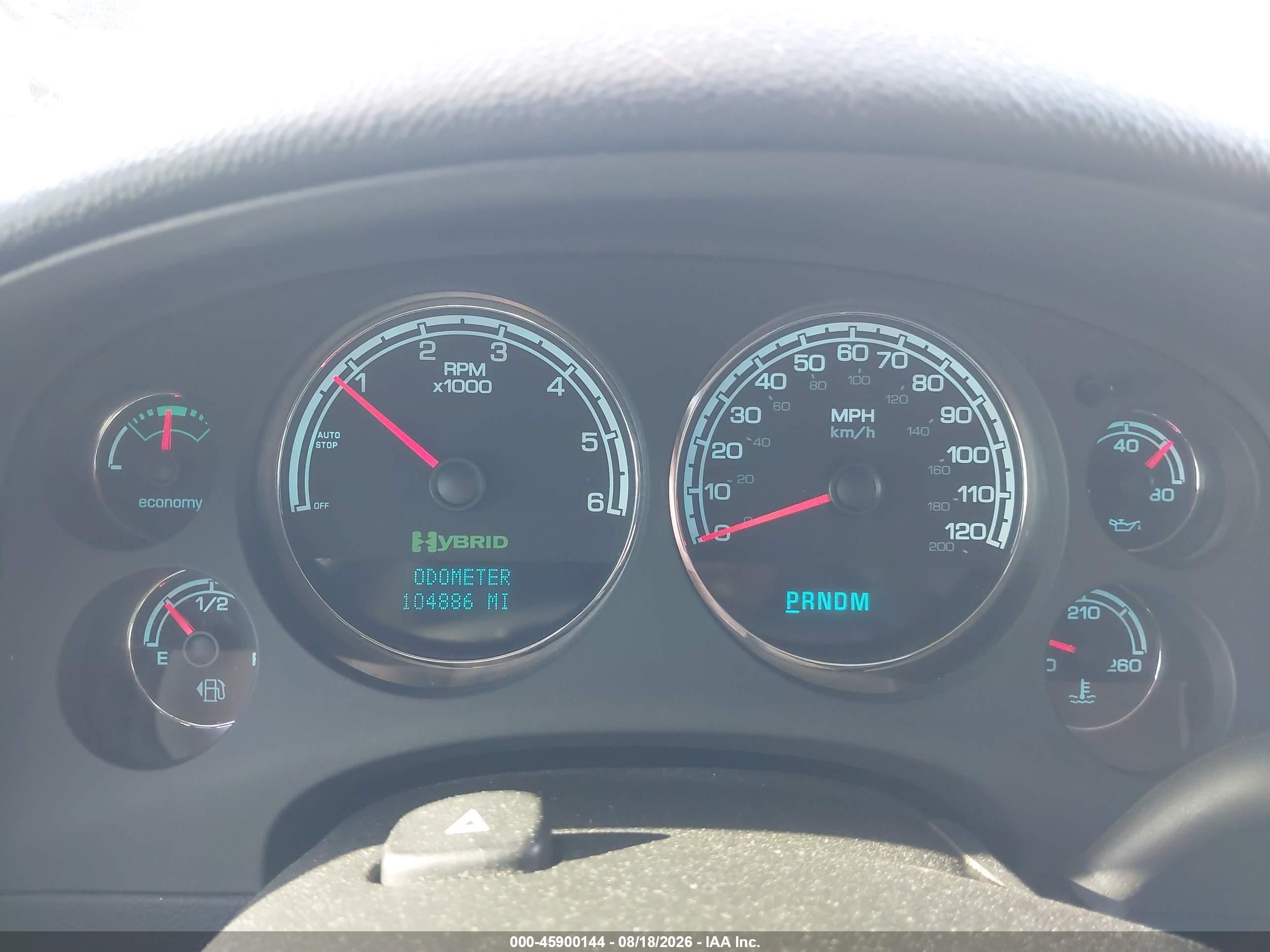 2008 Chevrolet Tahoe Hybrid   Серый vin: 1GNFC13548R204670