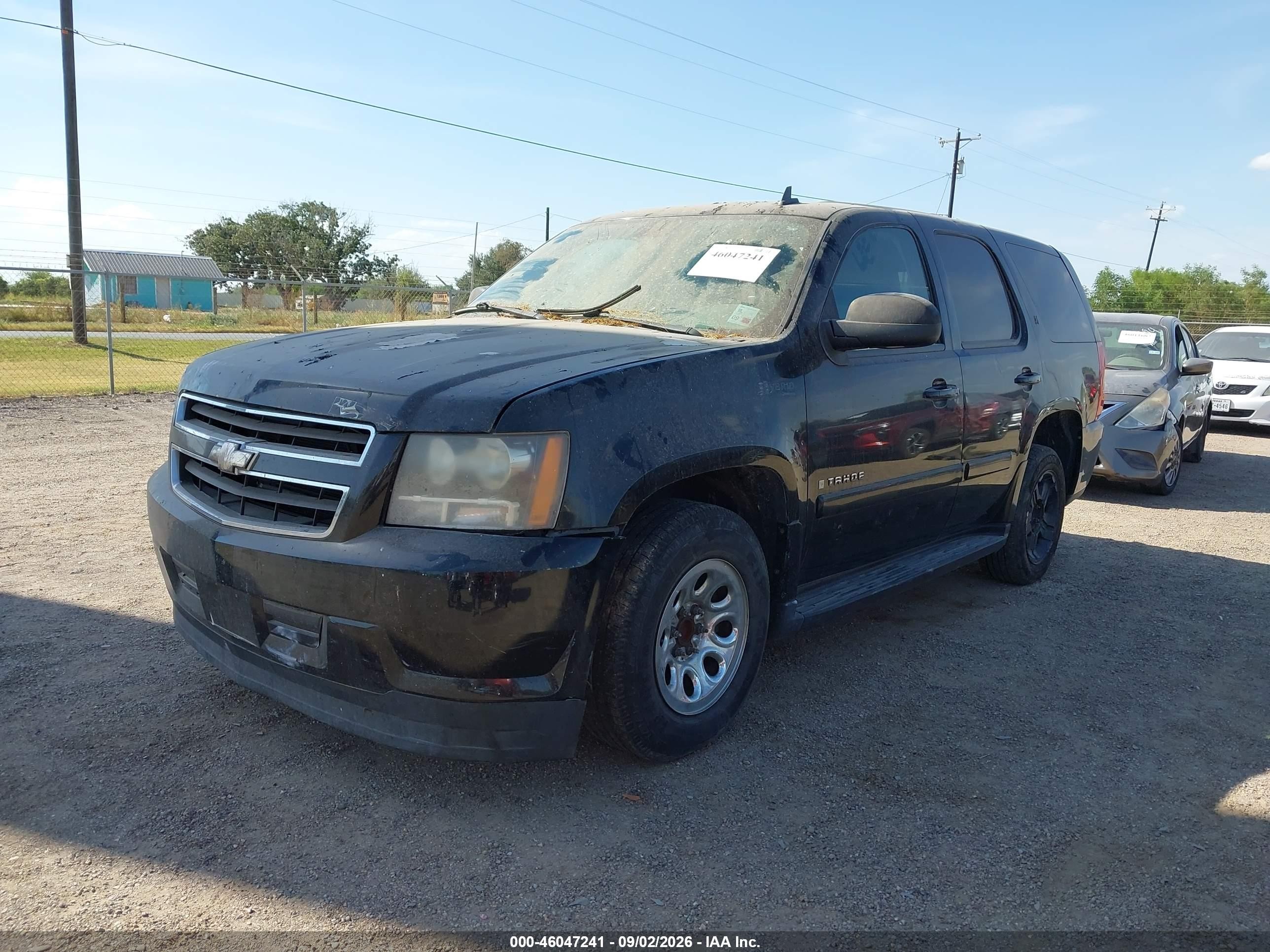2008 Chevrolet Tahoe Hybrid   Черный vin: 1GNFC13558R192366