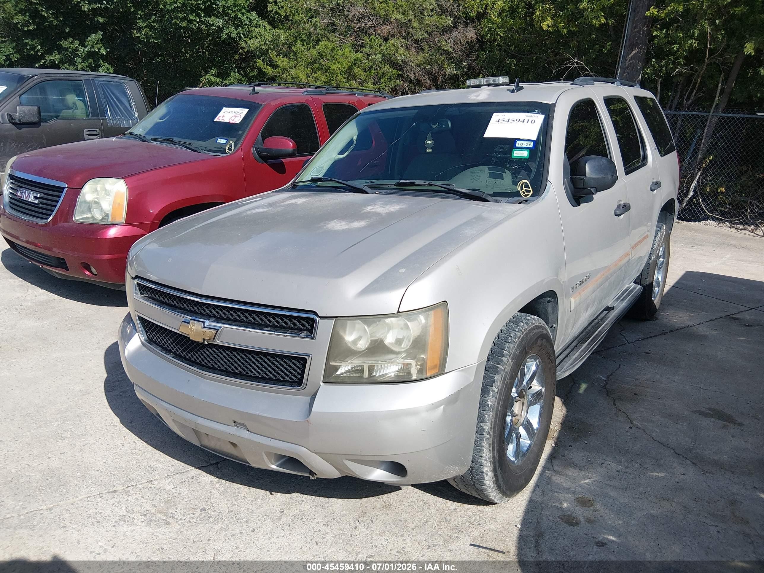 2007 Chevrolet Tahoe Ls Beige vin: 1GNFC13C07J401136