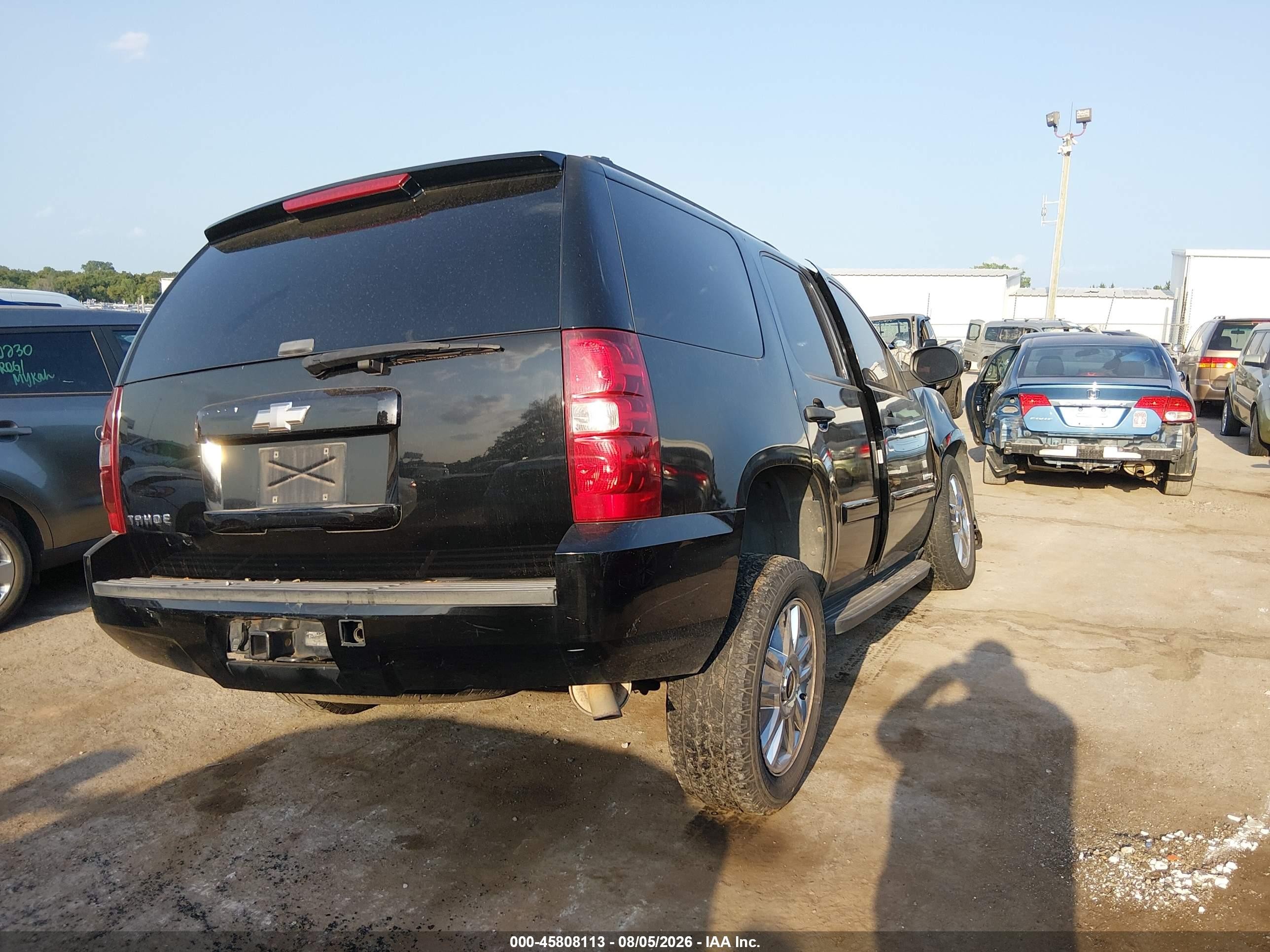 2009 Chevrolet Tahoe Ls Black vin: 1GNFC13C19R162023