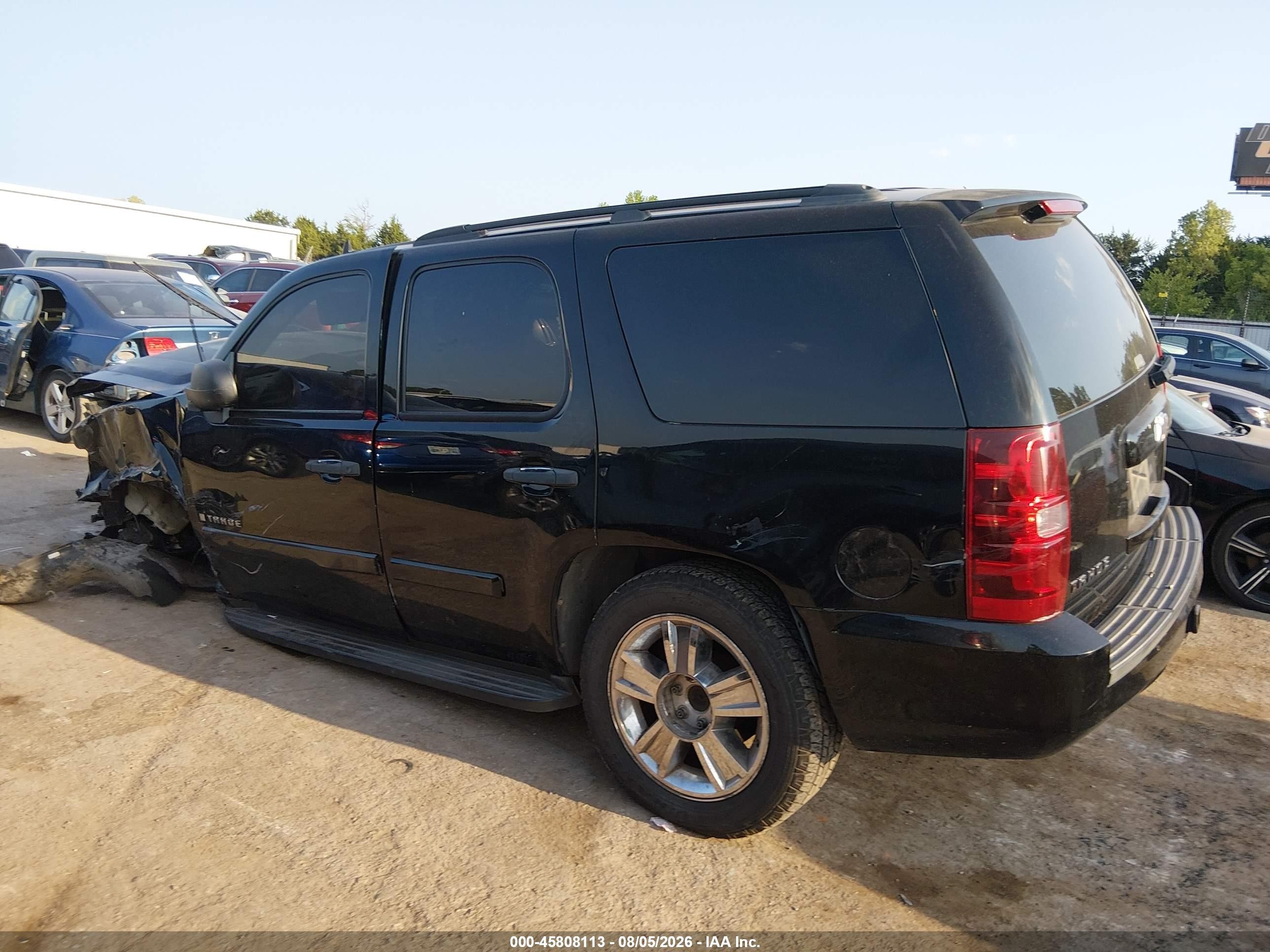 2009 Chevrolet Tahoe Ls Black vin: 1GNFC13C19R162023