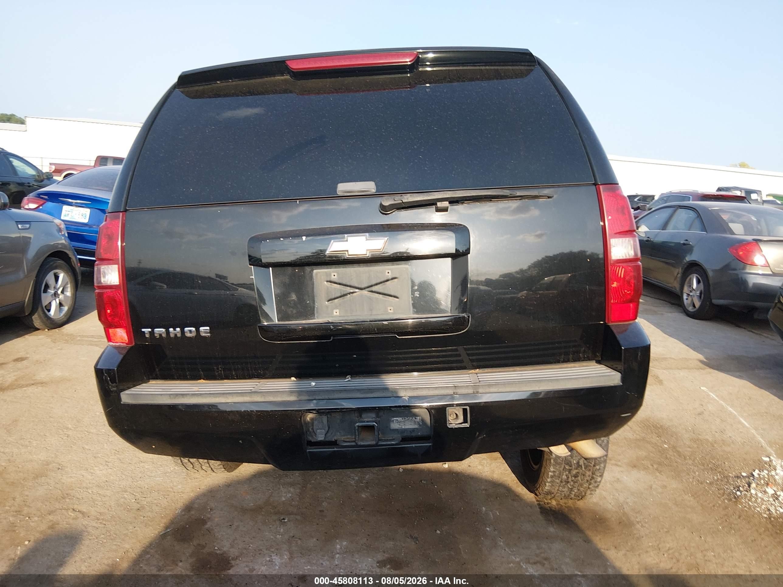 2009 Chevrolet Tahoe Ls Black vin: 1GNFC13C19R162023