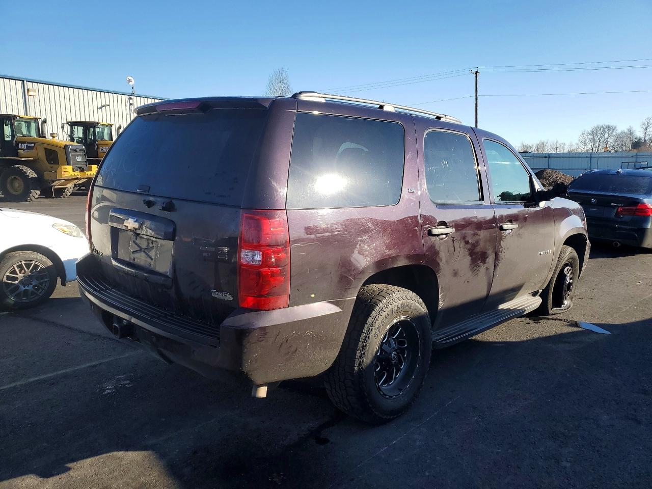 2009 Chevrolet Tahoe C1500 Ls Burgundy vin: 1GNFC13C19R225962