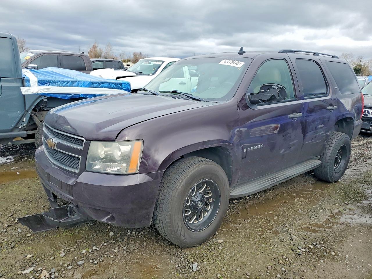 2009 Chevrolet Tahoe C1500 Ls Burgundy vin: 1GNFC13C19R225962