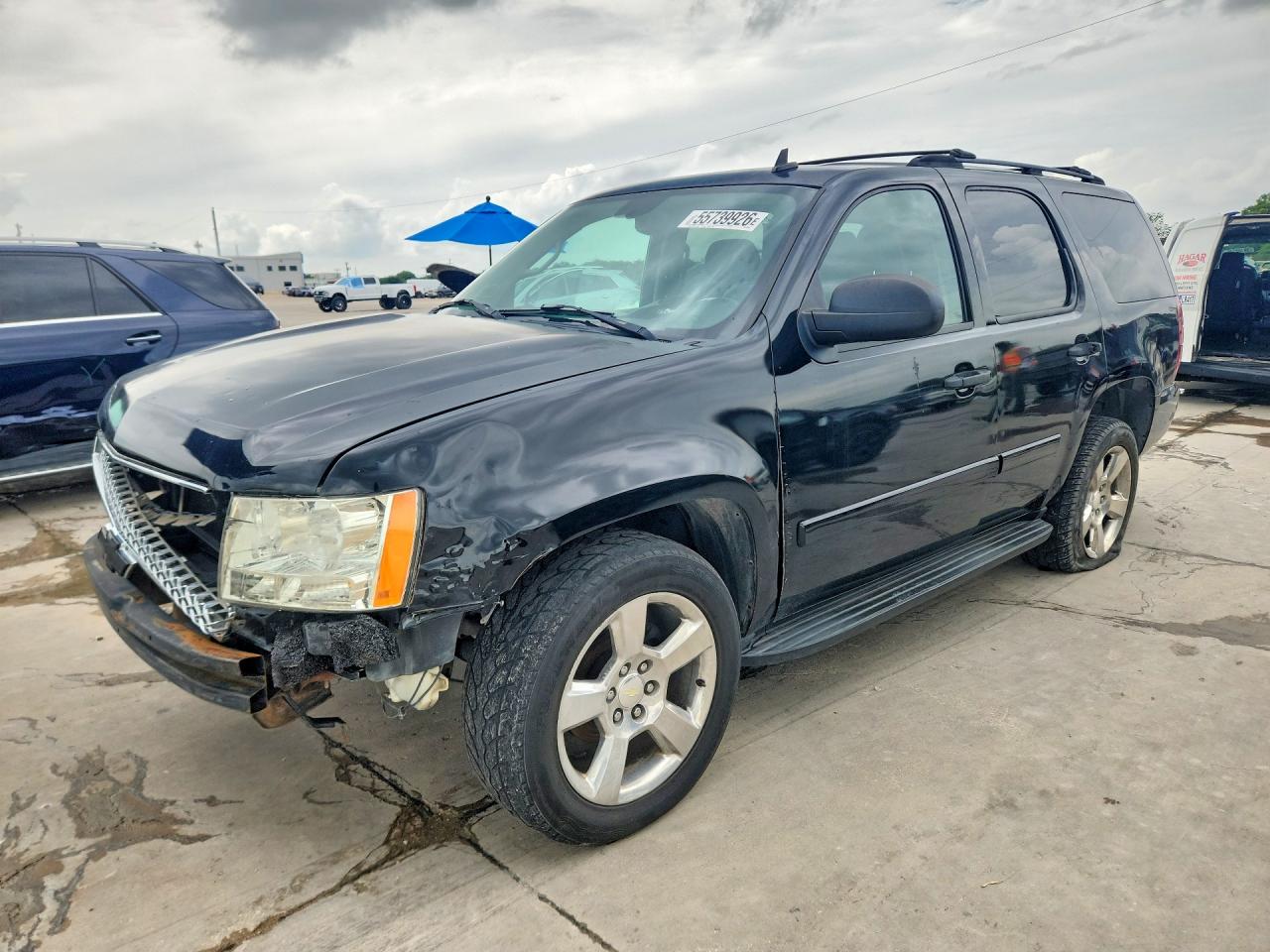 2007 Chevrolet Tahoe C1500 Black vin: 1GNFC13C27R273600