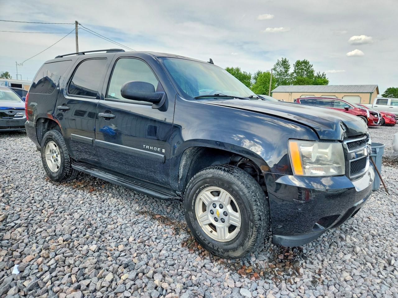 2008 Chevrolet Tahoe C1500 Black vin: 1GNFC13C28J215129