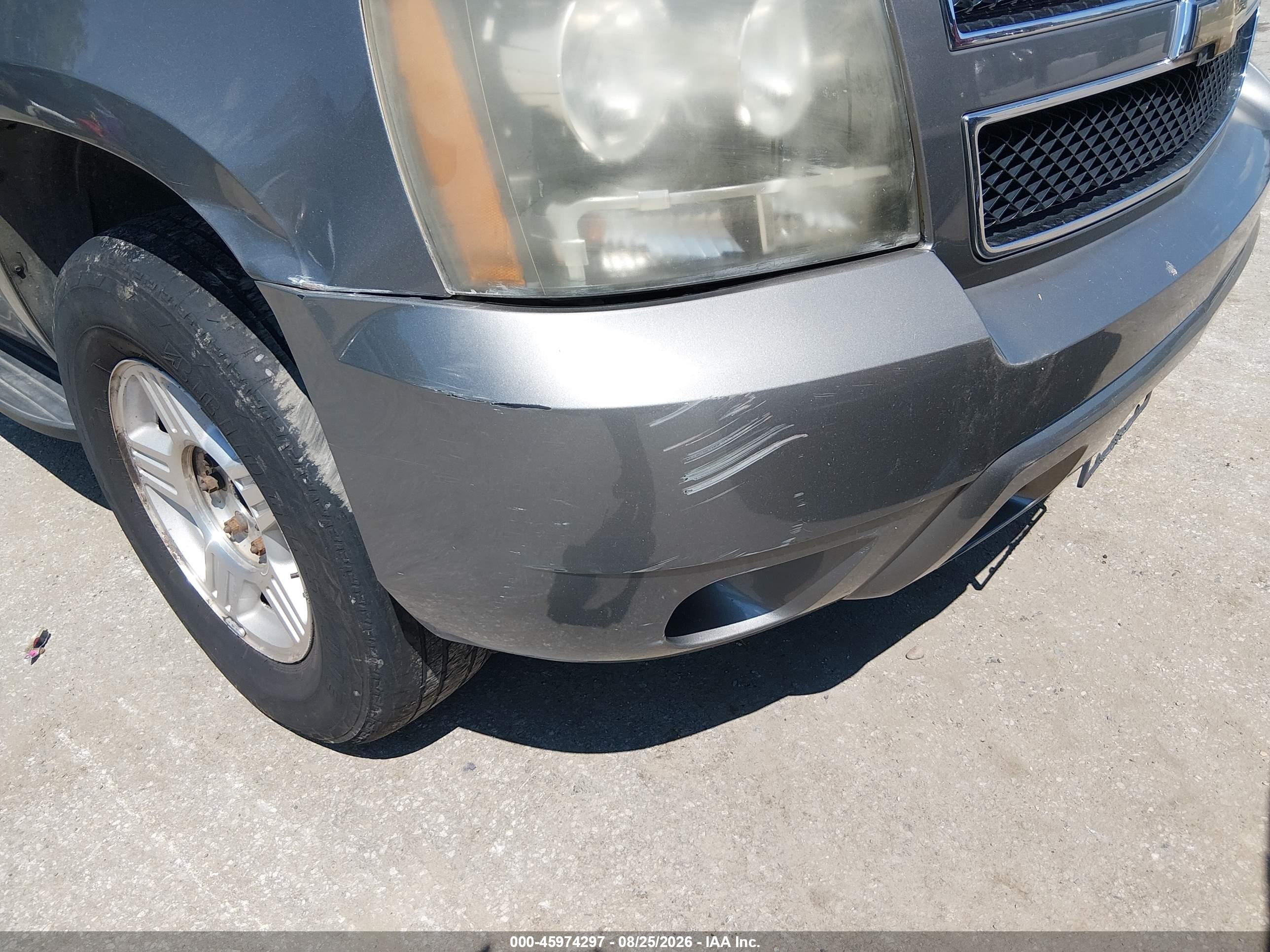 2008 Chevrolet Tahoe Ls Gray vin: 1GNFC13C28R123729