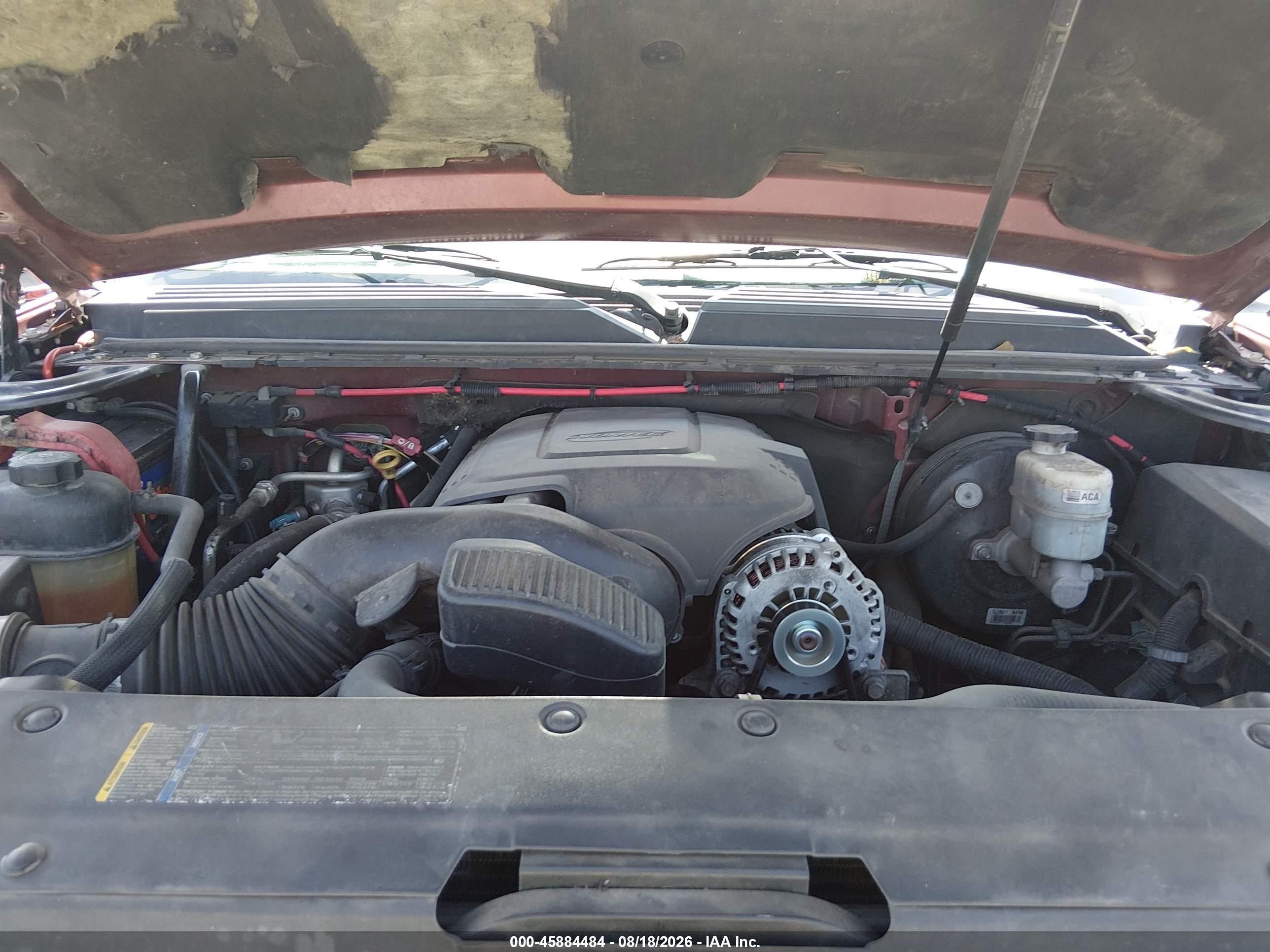 2008 Chevrolet Tahoe Ls Темно-бордовый vin: 1GNFC13C38R194017