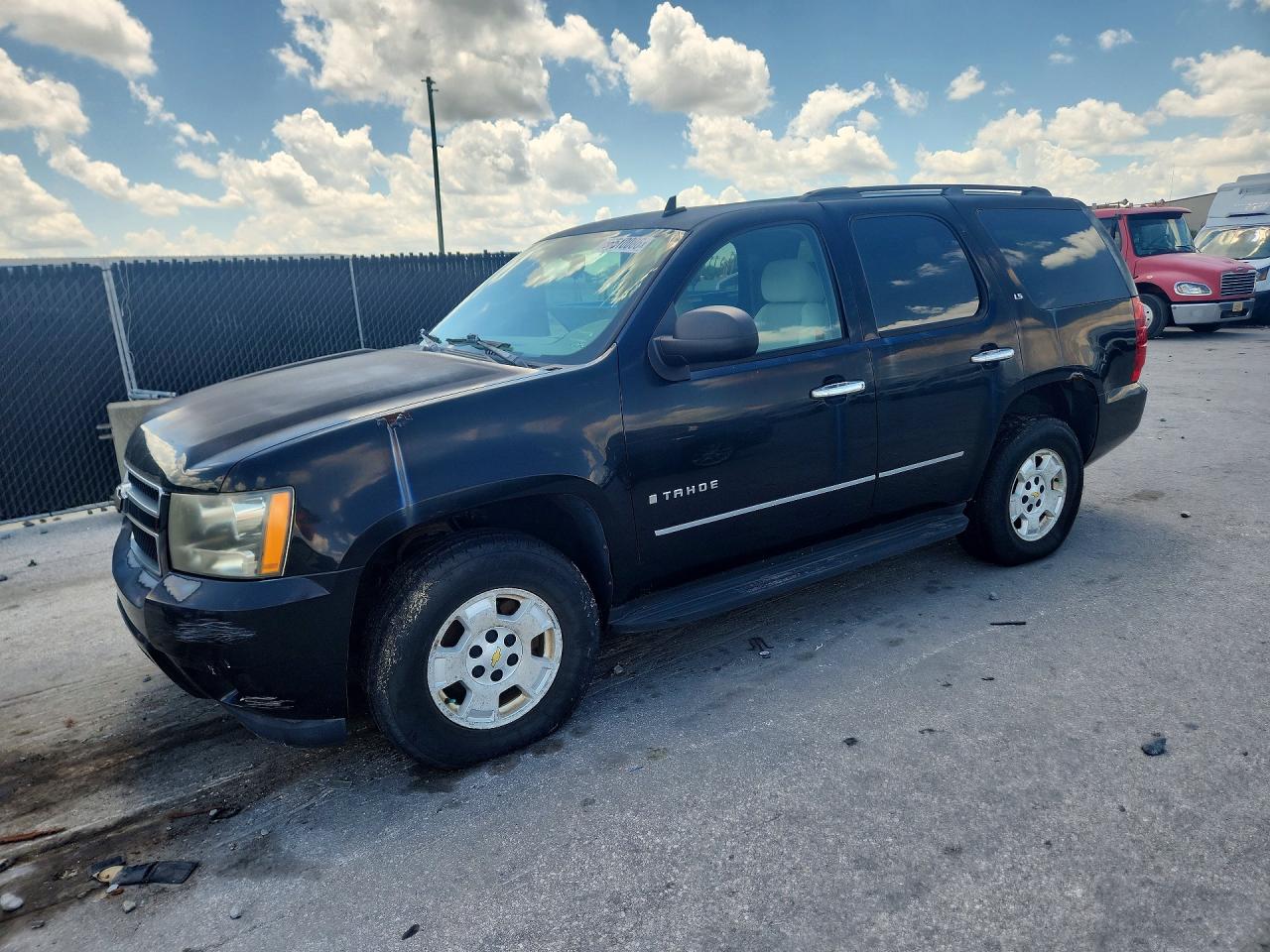 2009 Chevrolet Tahoe C1500 Ls Black vin: 1GNFC13C39R185495
