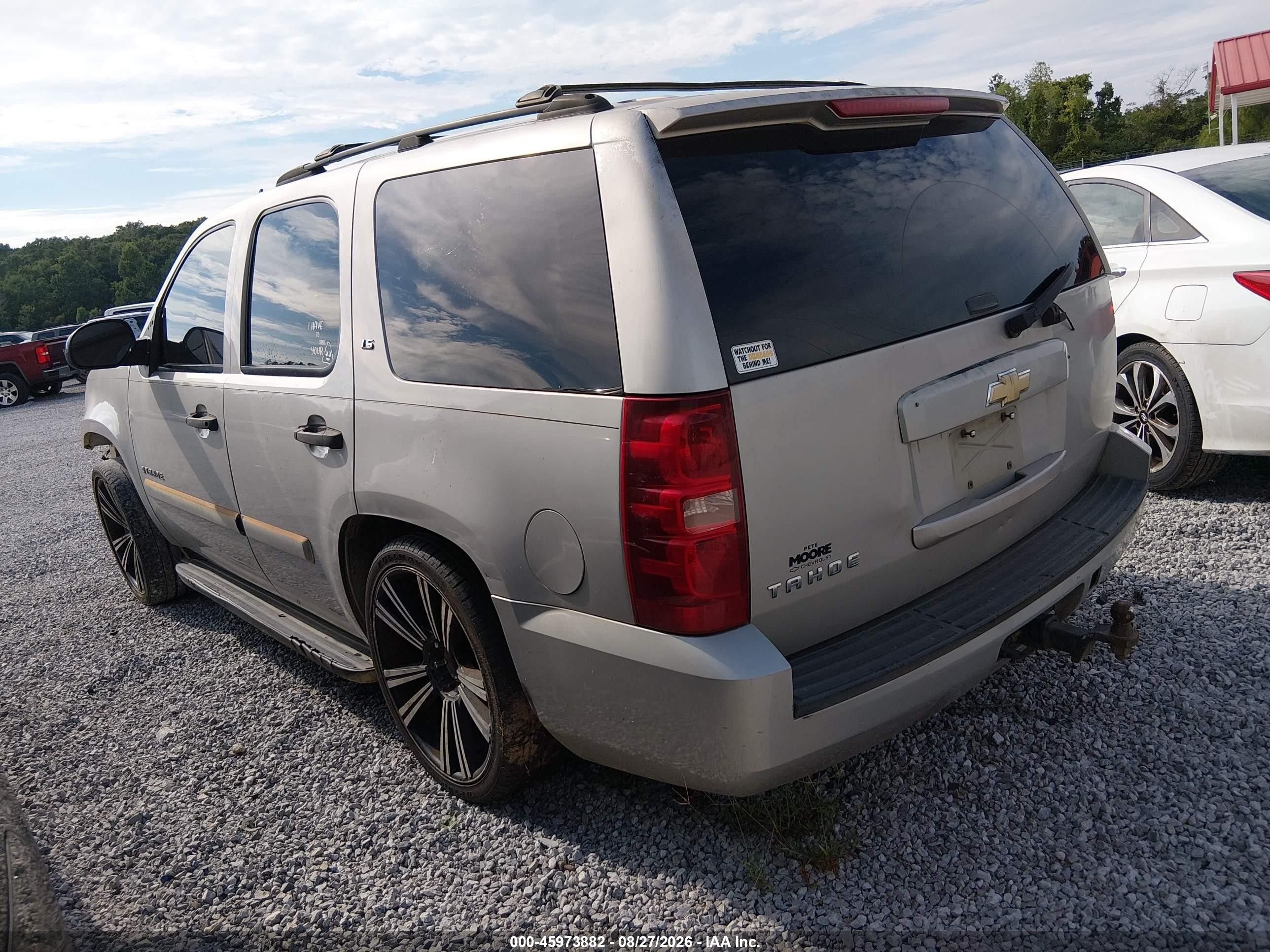2007 Chevrolet Tahoe Ls Tan vin: 1GNFC13C47R265238