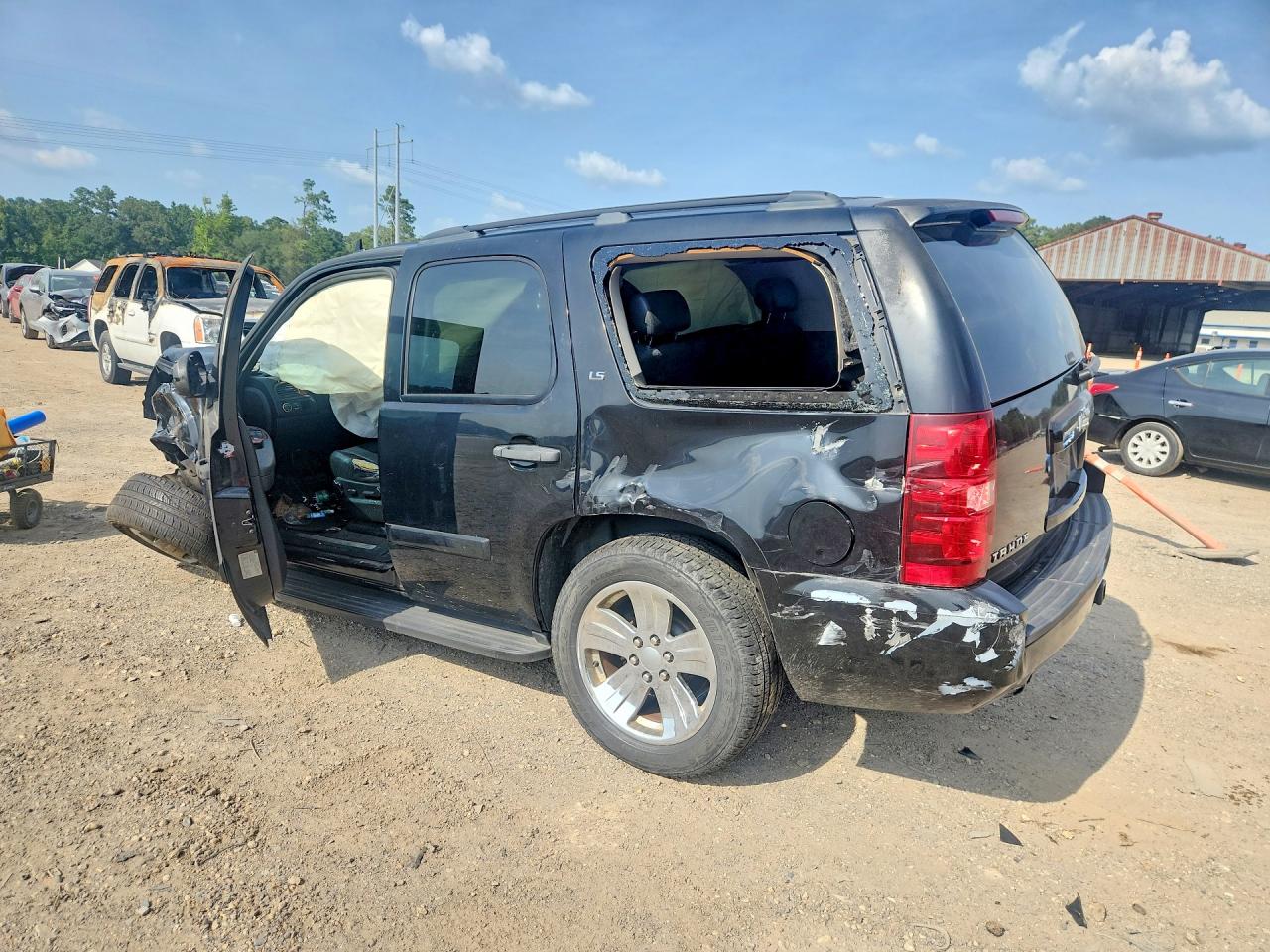 2008 Chevrolet Tahoe C1500 Black vin: 1GNFC13C48R208197