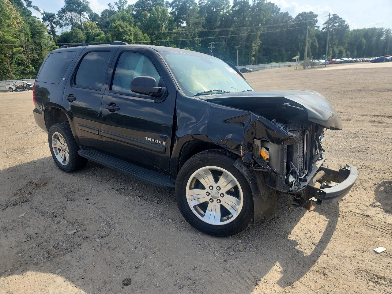 2008 Chevrolet Tahoe C1500 Black vin: 1GNFC13C48R208197