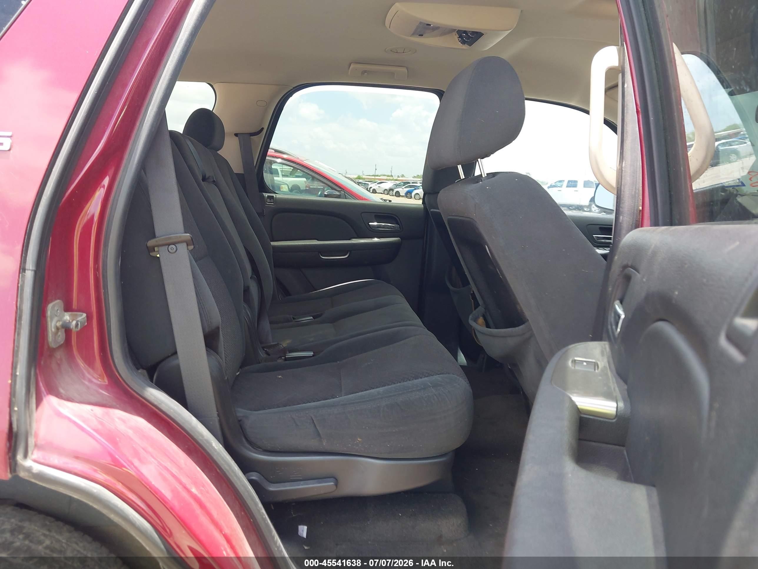 2007 Chevrolet Tahoe Ls Burgundy vin: 1GNFC13C57R414451