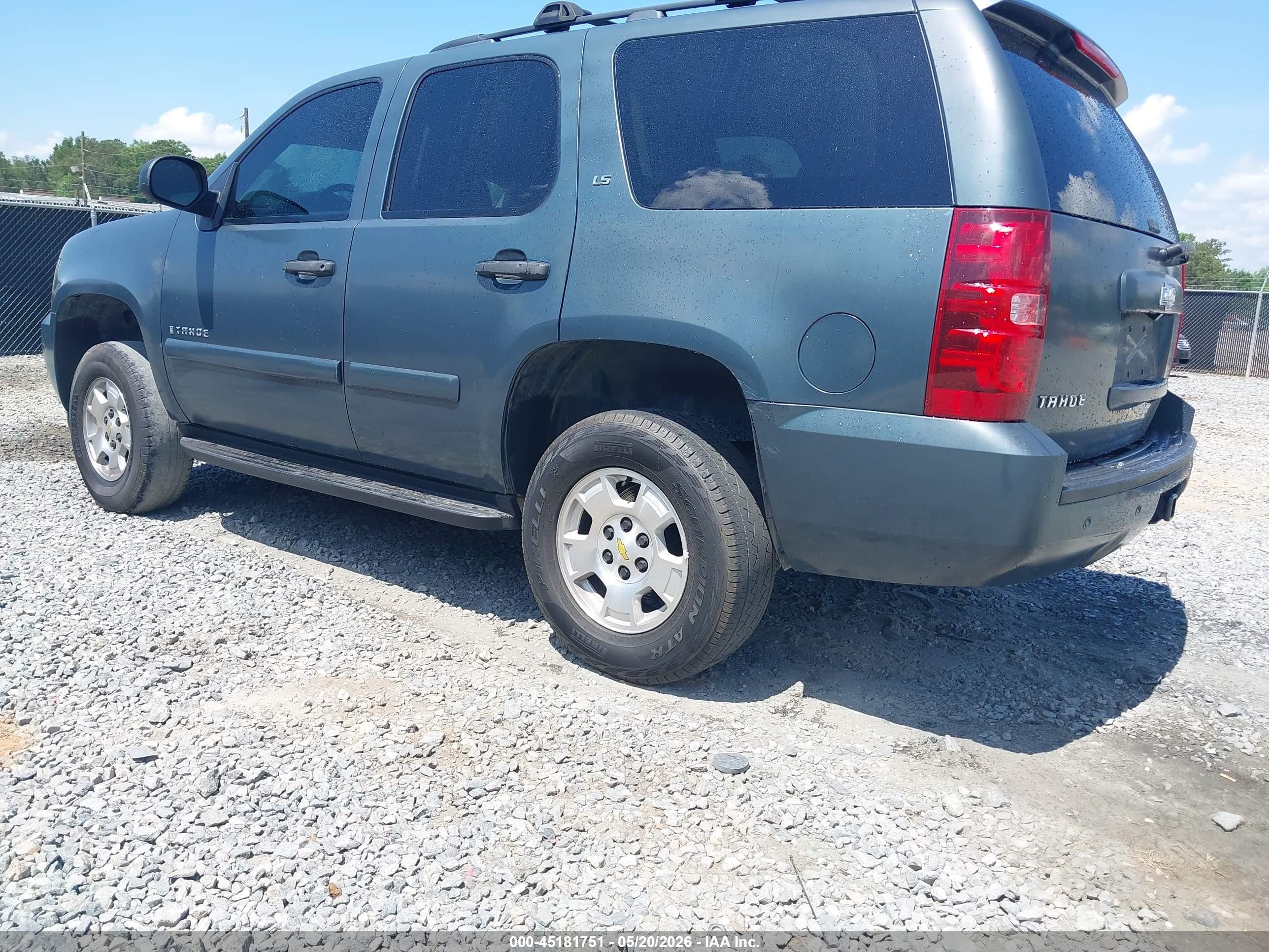 2009 Chevrolet Tahoe Ls Синий vin: 1GNFC13C59R215144