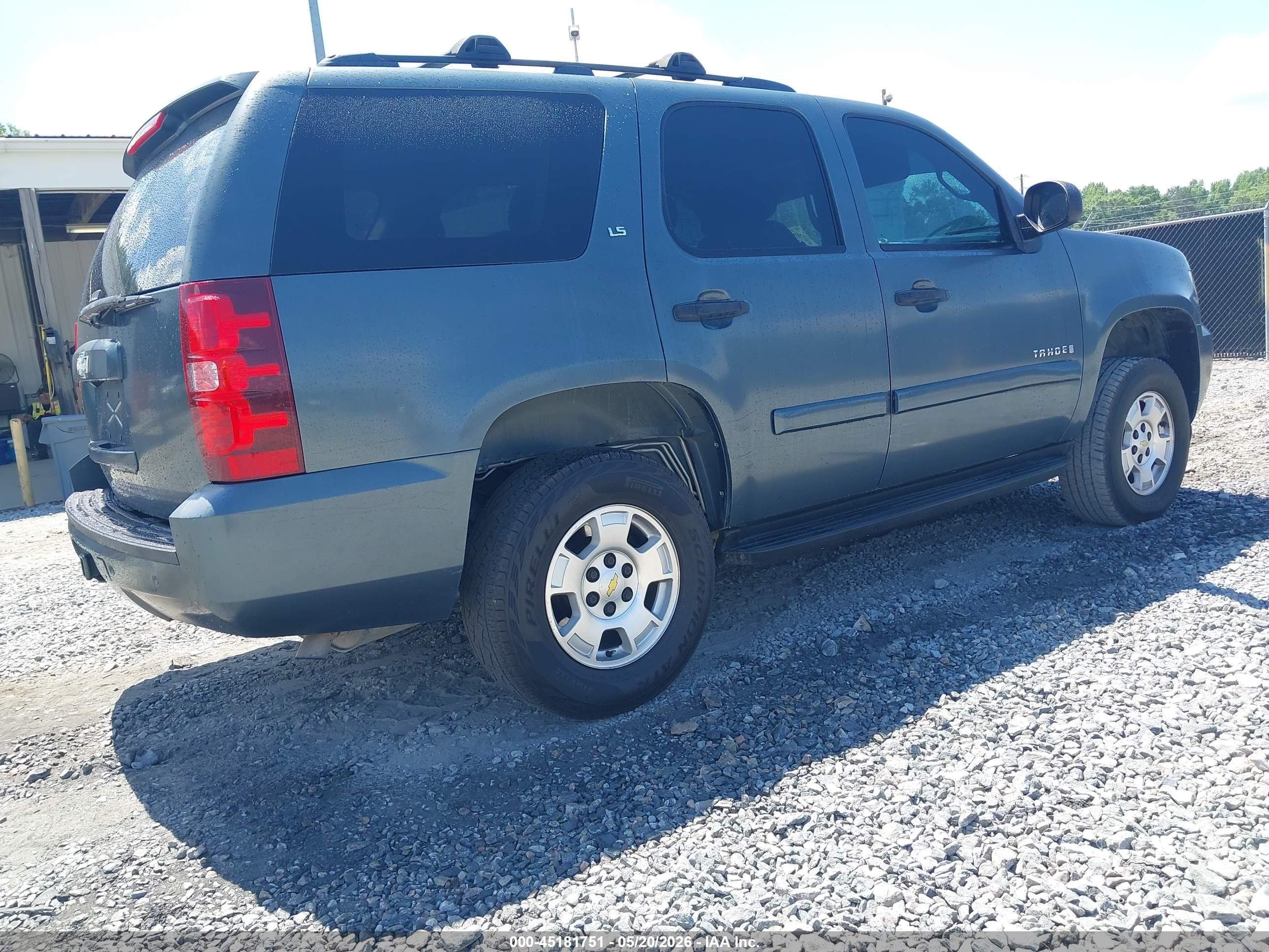 2009 Chevrolet Tahoe Ls Синий vin: 1GNFC13C59R215144