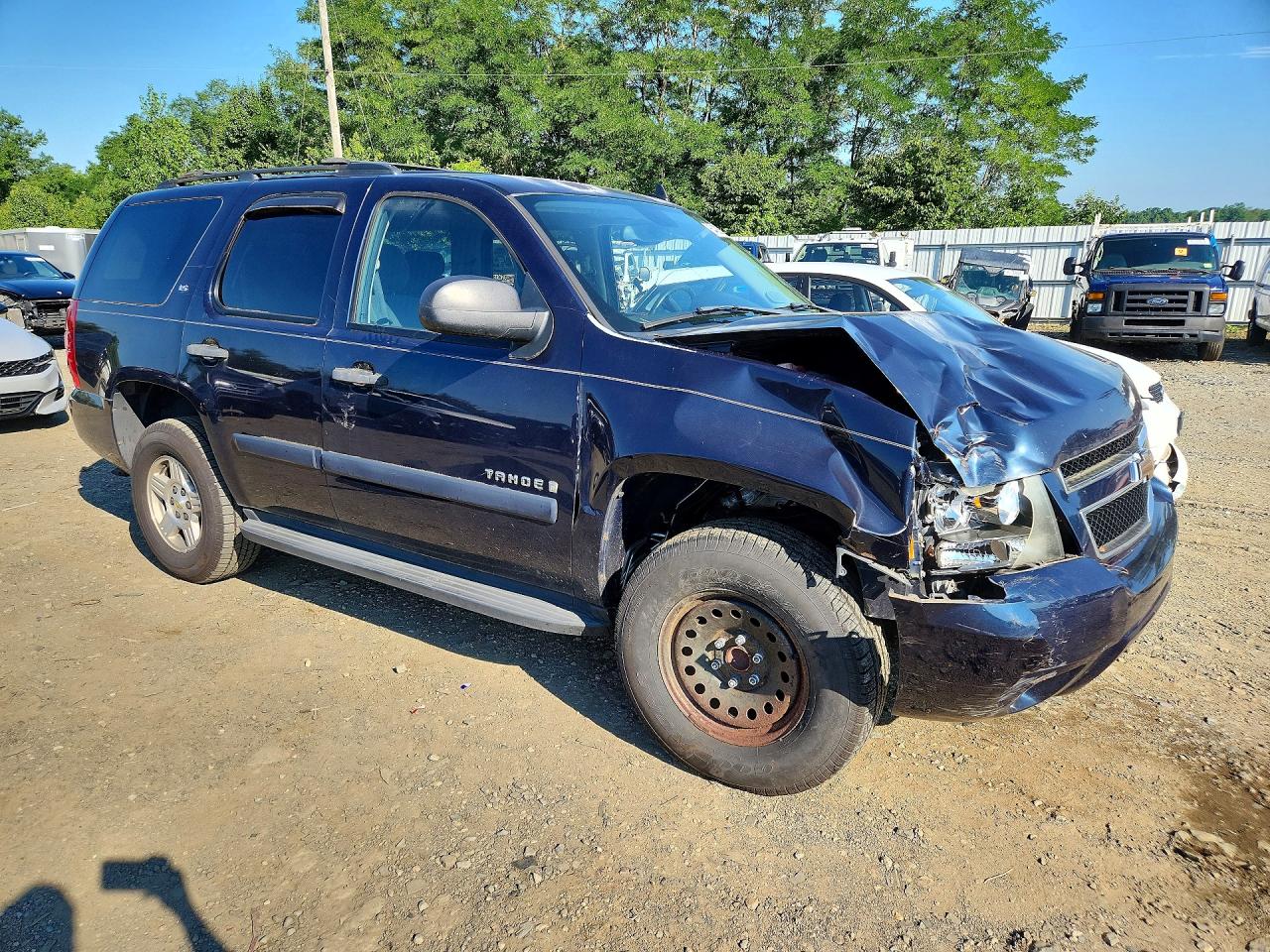 2008 Chevrolet Tahoe C1500 Синий vin: 1GNFC13C68J110464