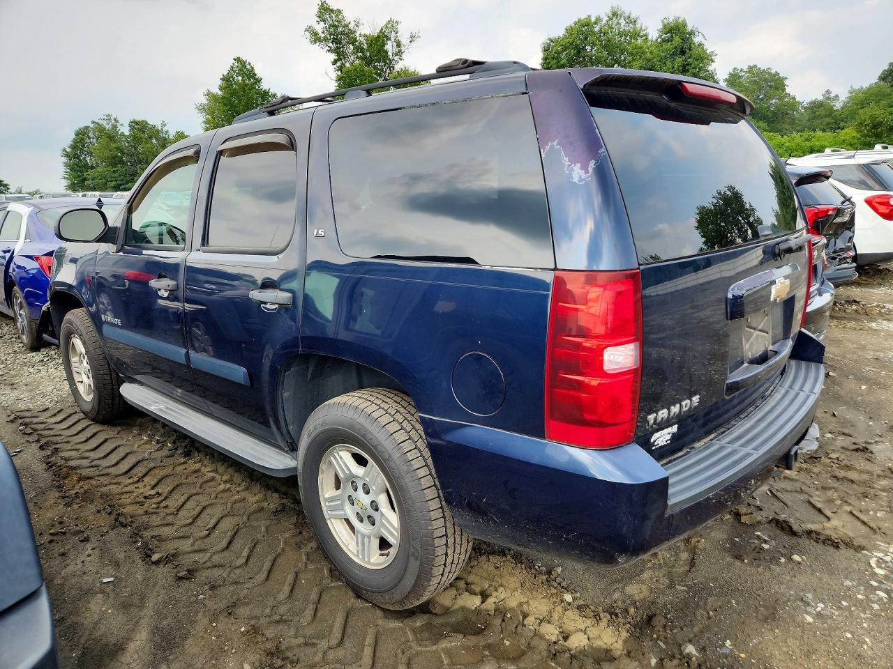 2008 Chevrolet Tahoe C1500 Синий vin: 1GNFC13C68J110464