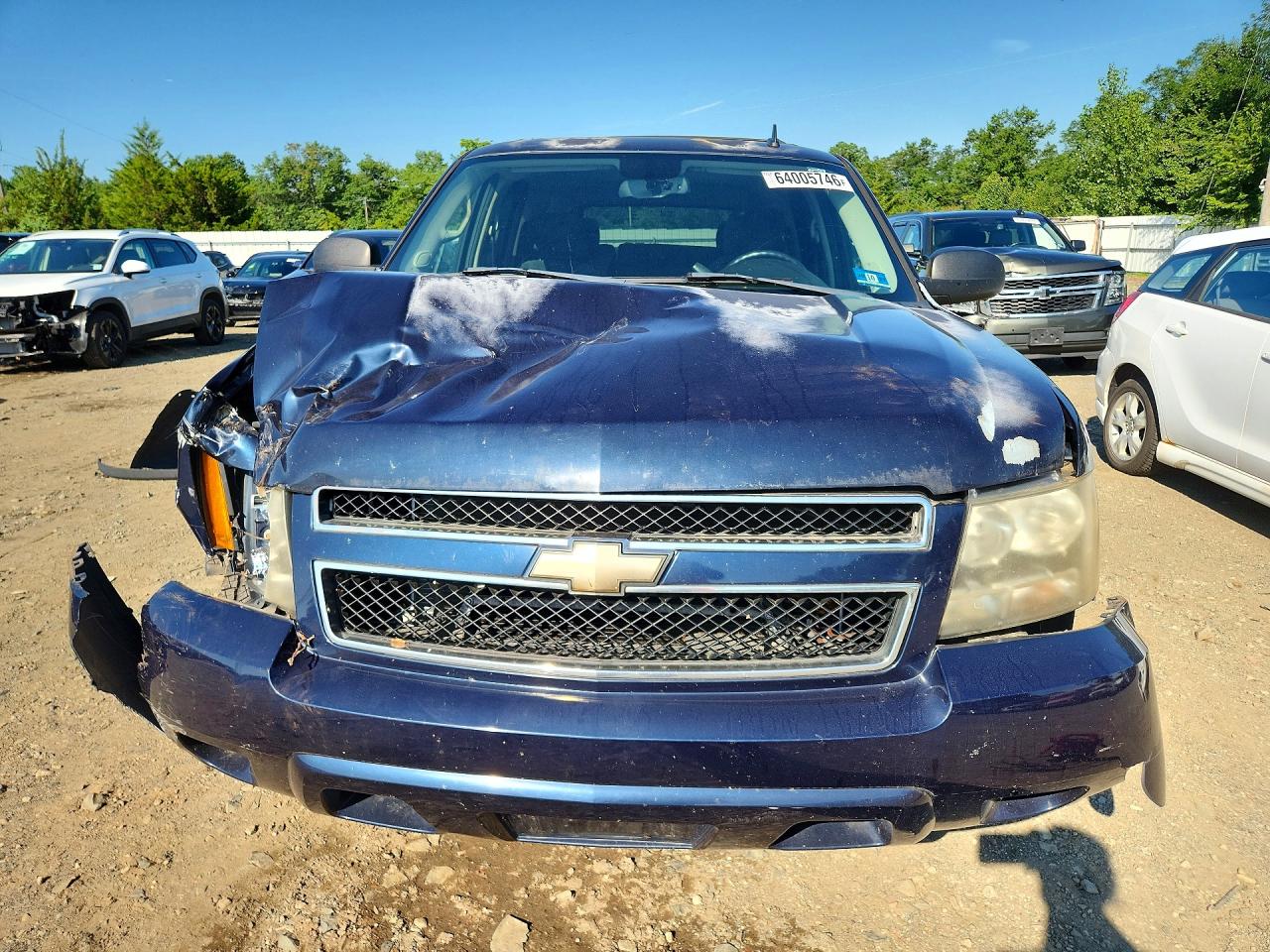 2008 Chevrolet Tahoe C1500 Синий vin: 1GNFC13C68J110464