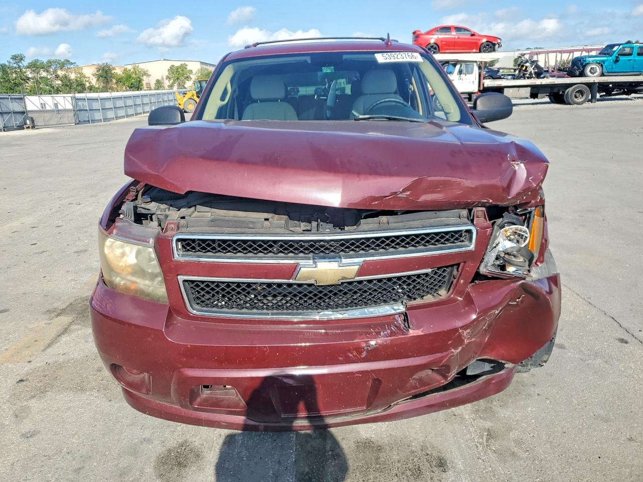 2008 Chevrolet Tahoe C1500 Burgundy vin: 1GNFC13C78R124729