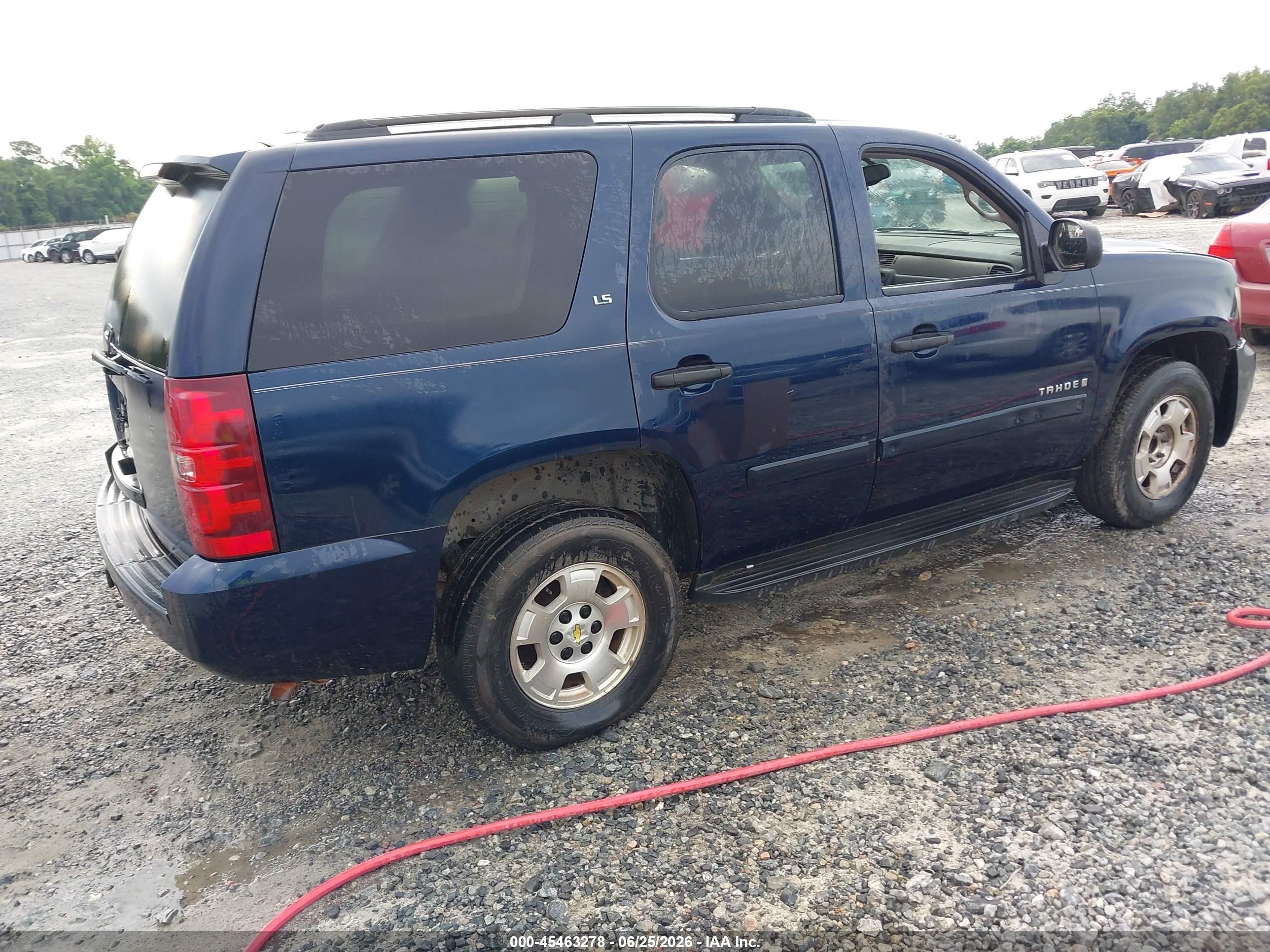 2009 Chevrolet Tahoe Ls Blue vin: 1GNFC13C79R179327