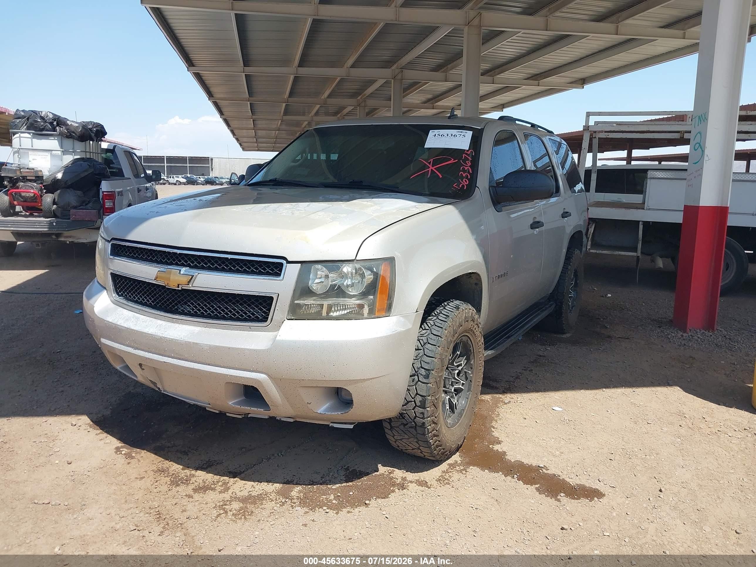 2009 Chevrolet Tahoe Ls Gray vin: 1GNFC13C79R271747