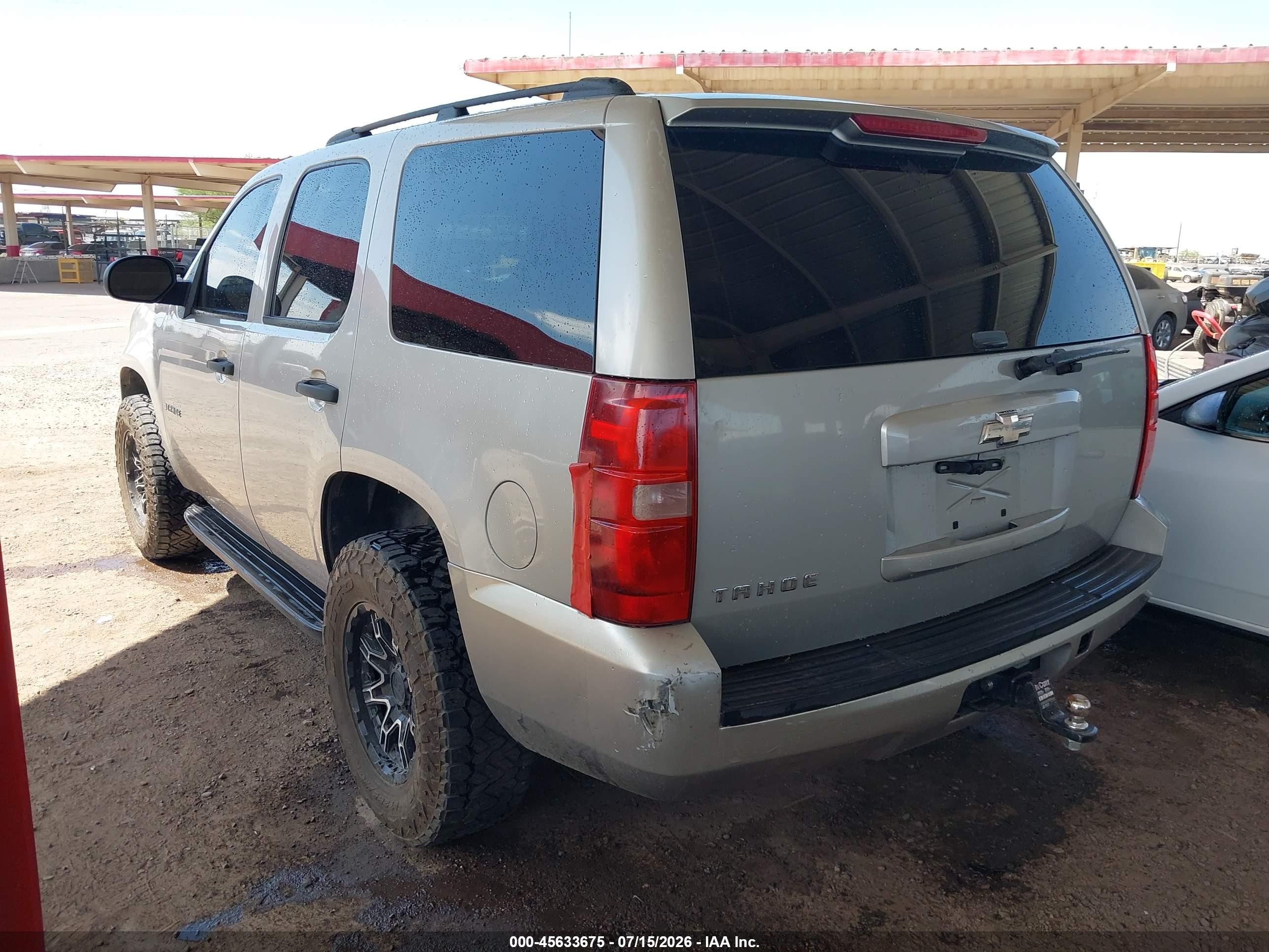 2009 Chevrolet Tahoe Ls Gray vin: 1GNFC13C79R271747