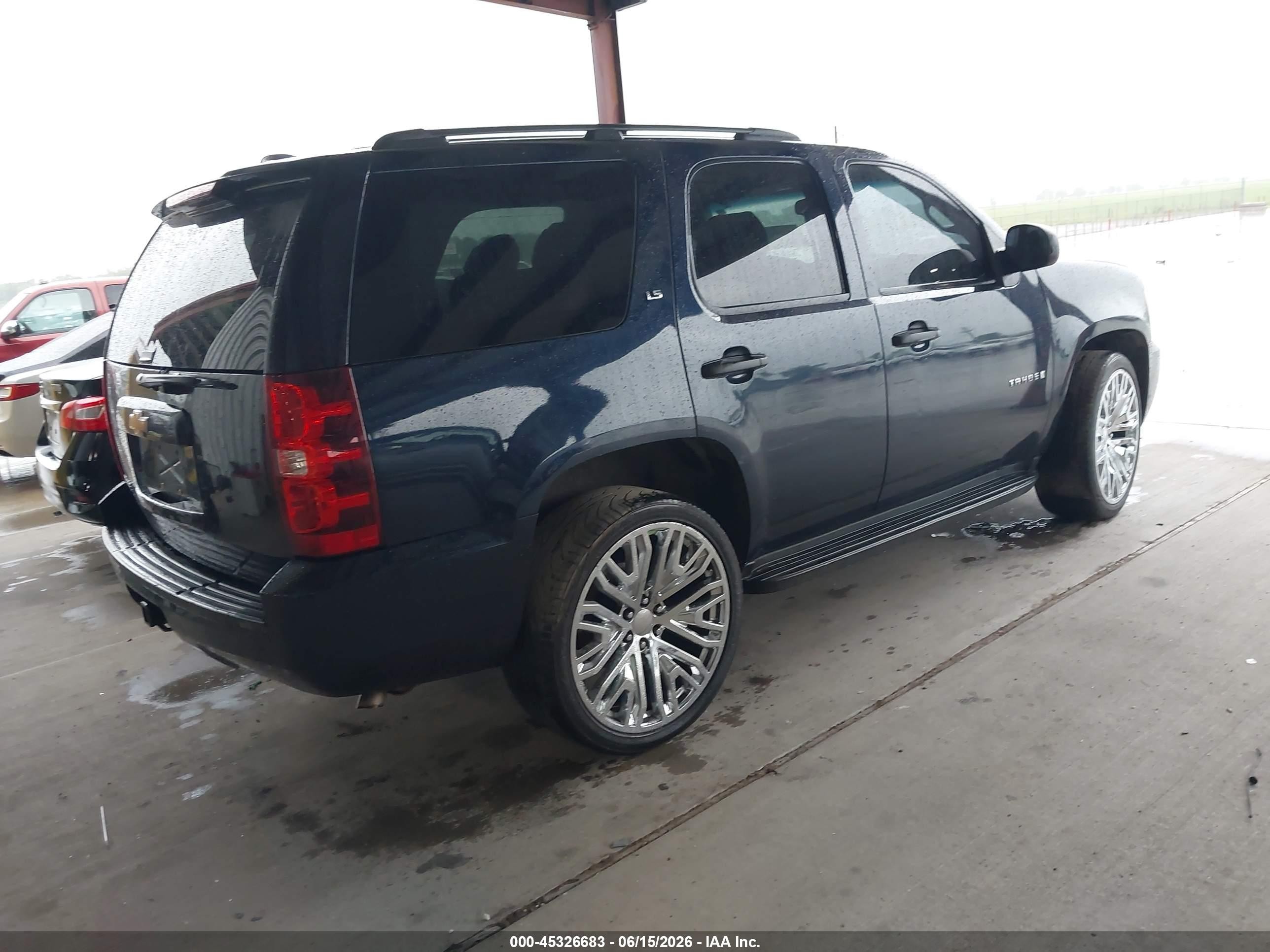 2009 Chevrolet Tahoe Ls Blue vin: 1GNFC13C89R156347