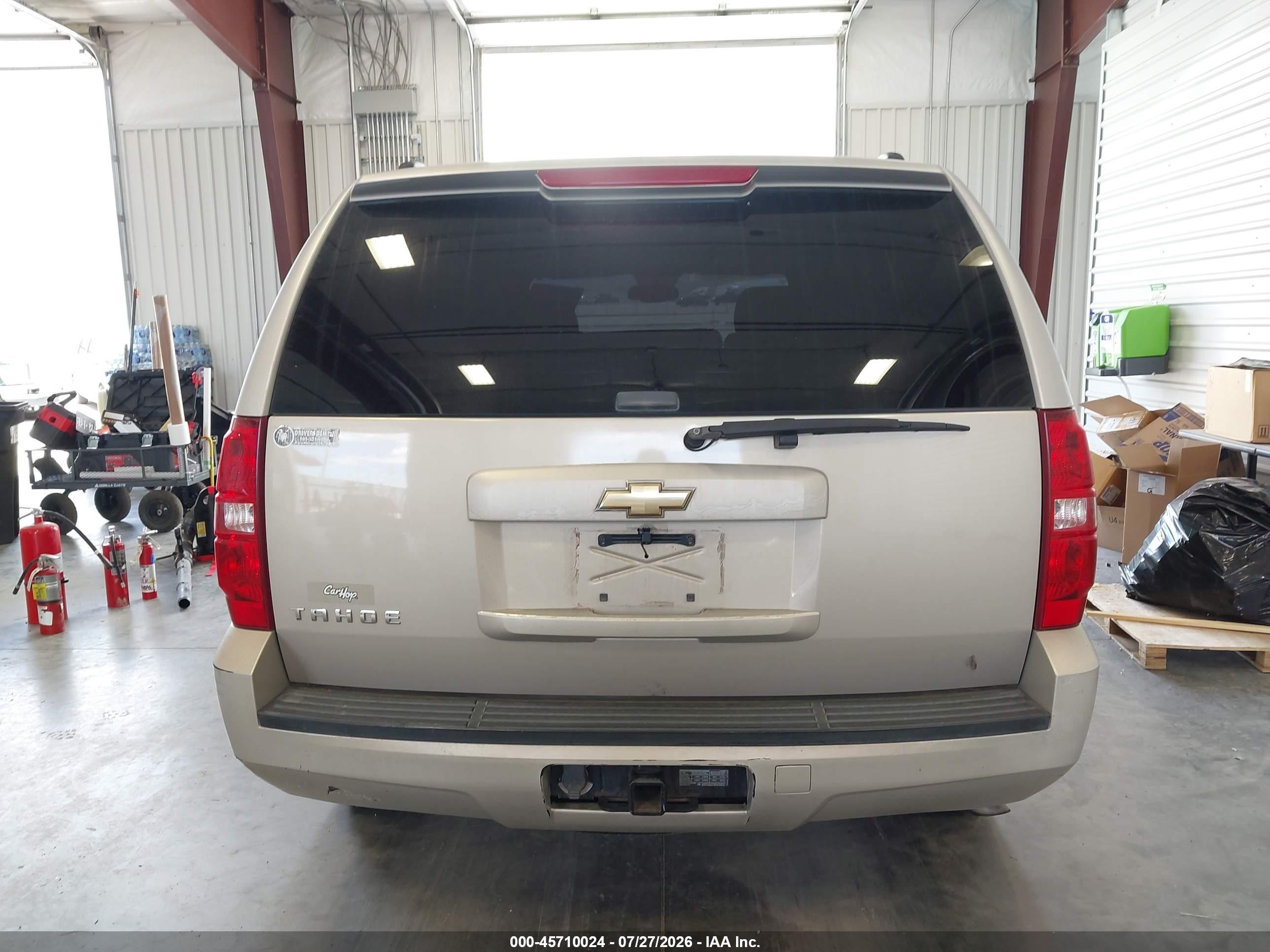 2007 Chevrolet Tahoe Ls Tan vin: 1GNFC13C97J380108