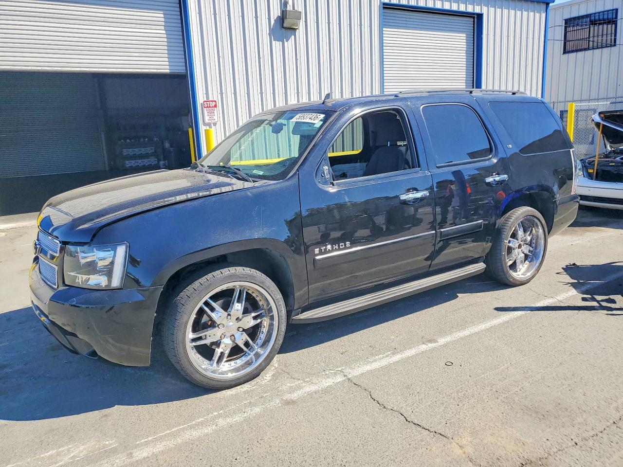 2007 Chevrolet Tahoe C1500 Black vin: 1GNFC13C97R406126