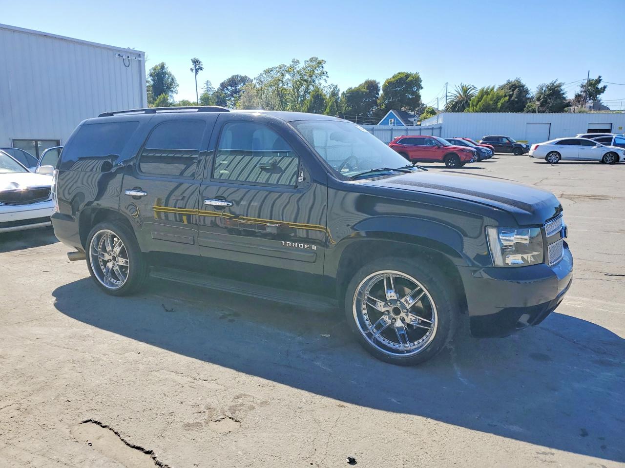 2007 Chevrolet Tahoe C1500 Black vin: 1GNFC13C97R406126