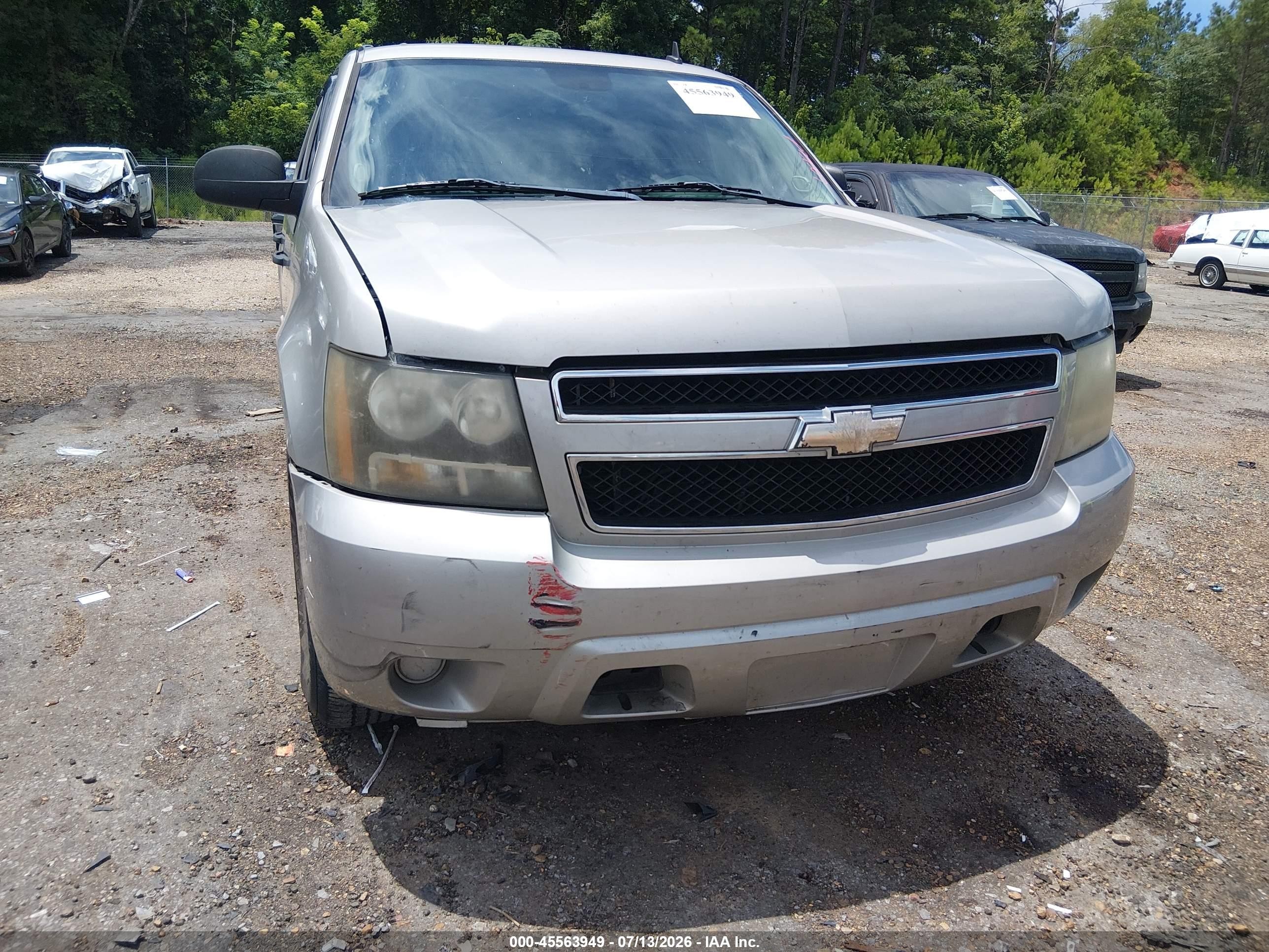 2009 Chevrolet Tahoe Ls Gray vin: 1GNFC13CX9R209808