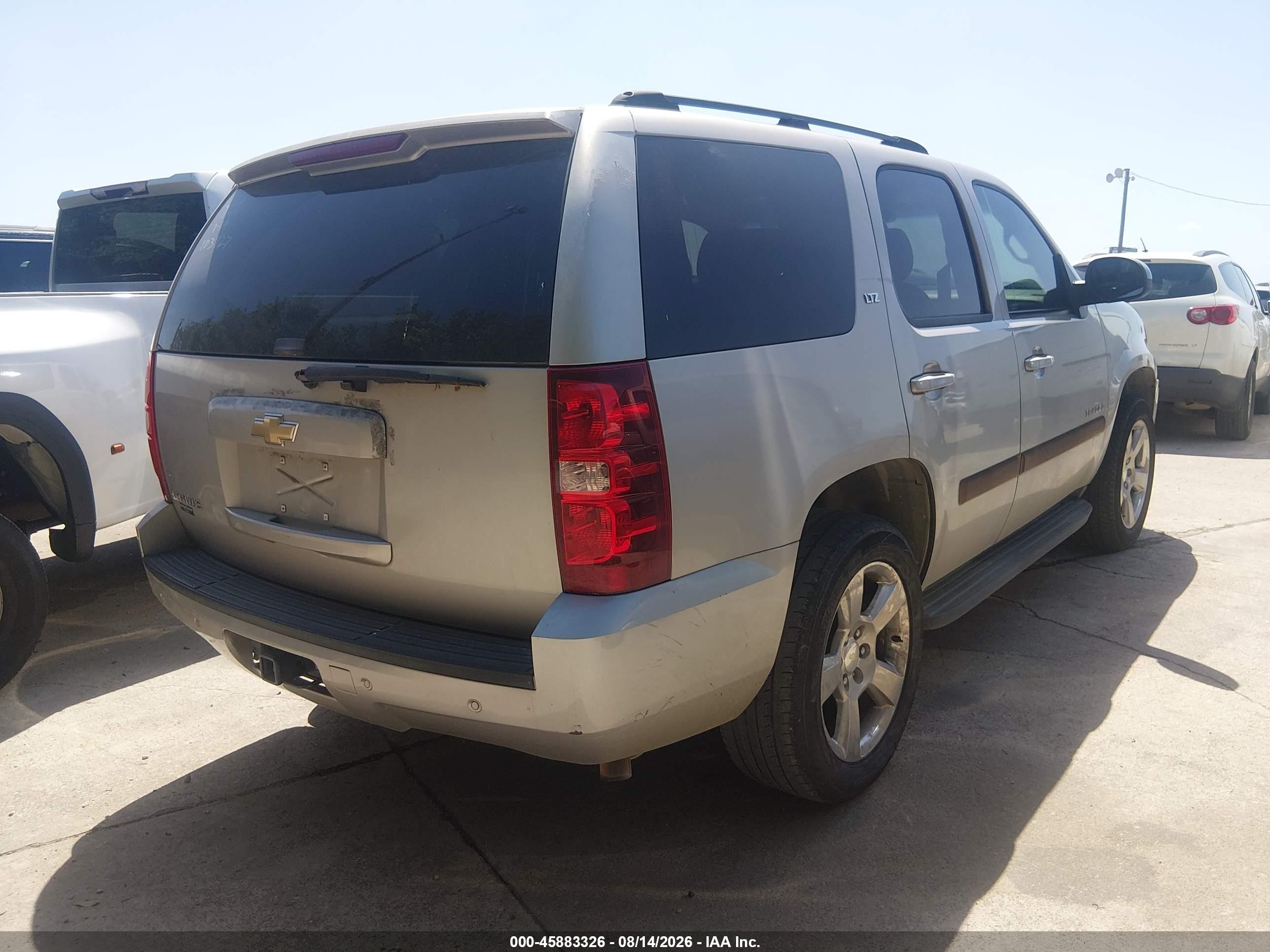 2007 Chevrolet Tahoe Ltz Beige vin: 1GNFC13J17R103727