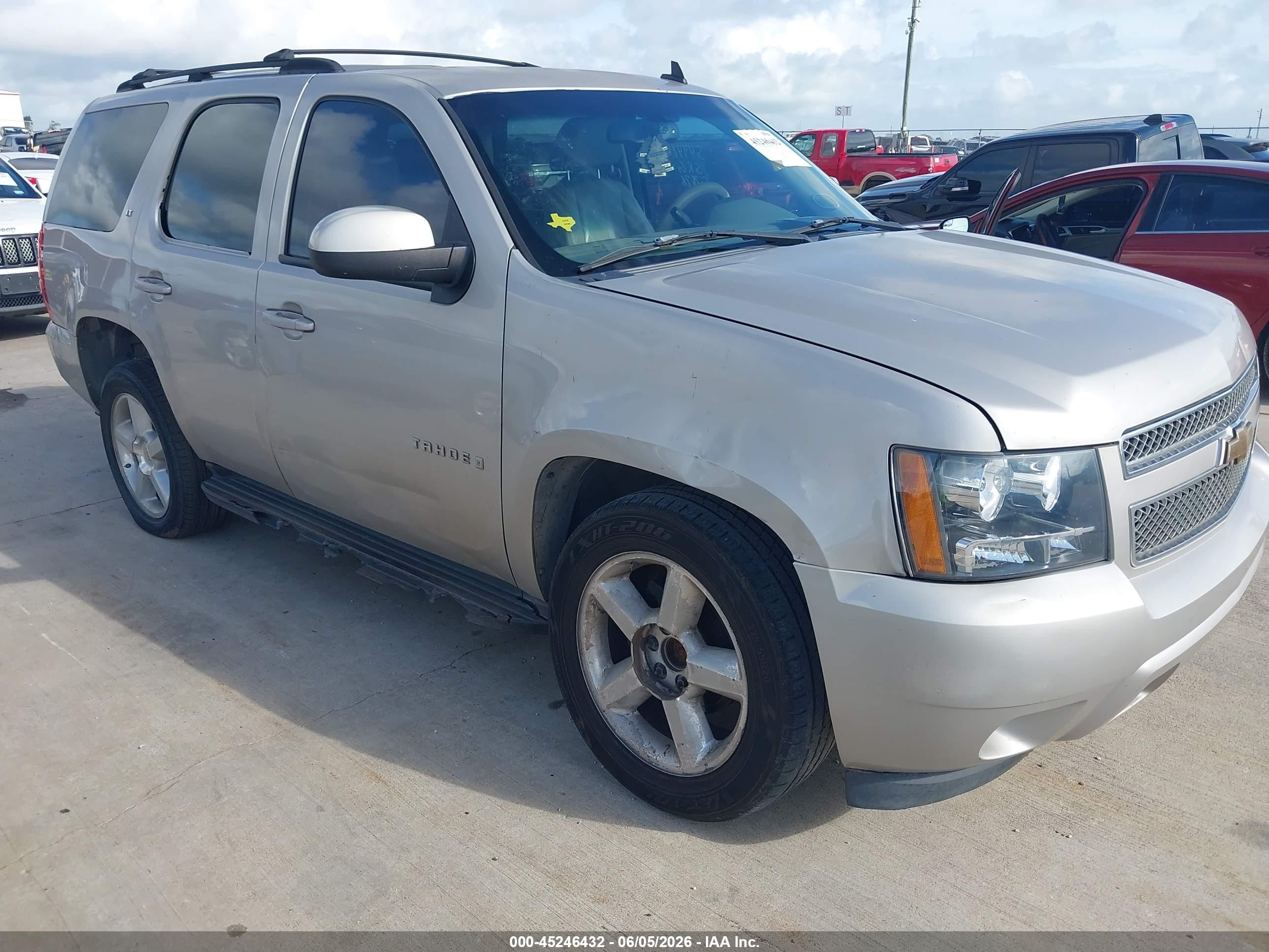 2007 Chevrolet Tahoe Lt Silver vin: 1GNFC13J27R120309