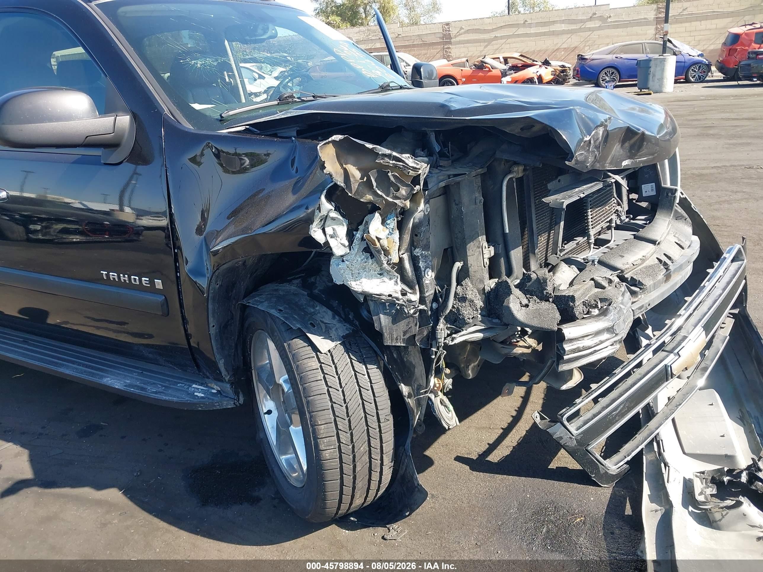 2008 Chevrolet Tahoe Ltz Черный vin: 1GNFC13J48J204759