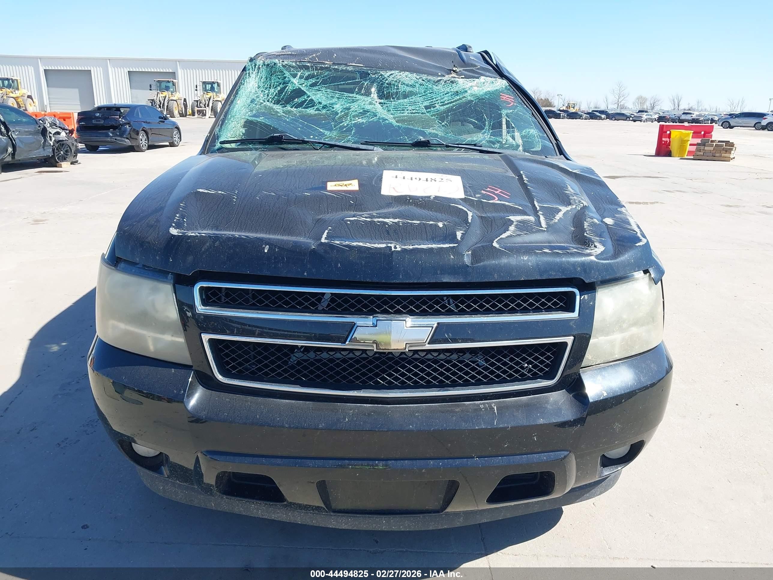2008 Chevrolet Tahoe Lt Black vin: 1GNFC13J48R267085