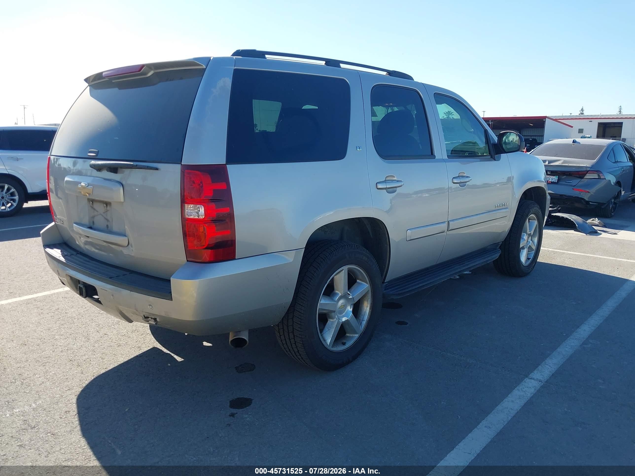 2007 Chevrolet Tahoe Lt Champagne vin: 1GNFC13J57J346665