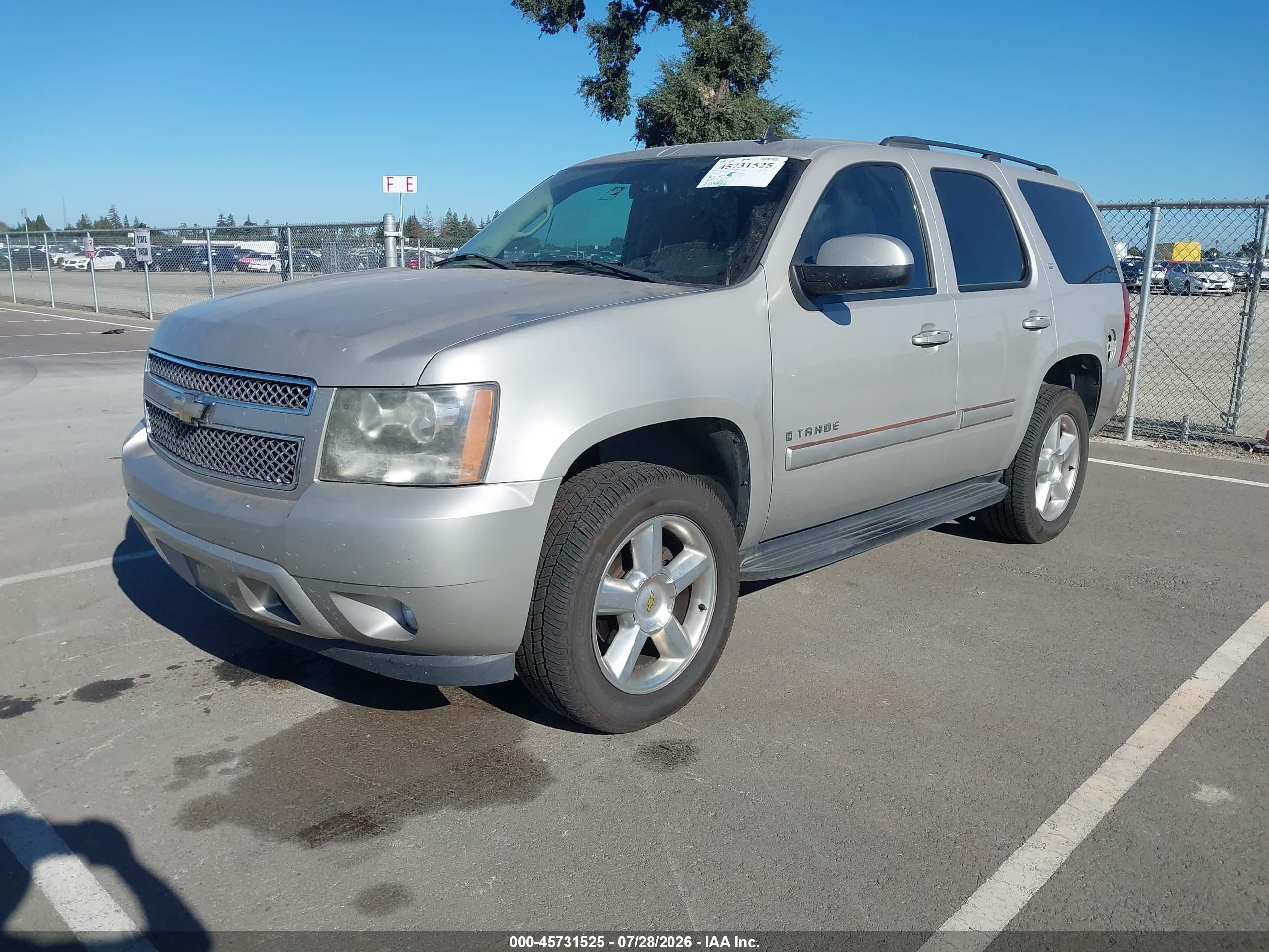 2007 Chevrolet Tahoe Lt Champagne vin: 1GNFC13J57J346665