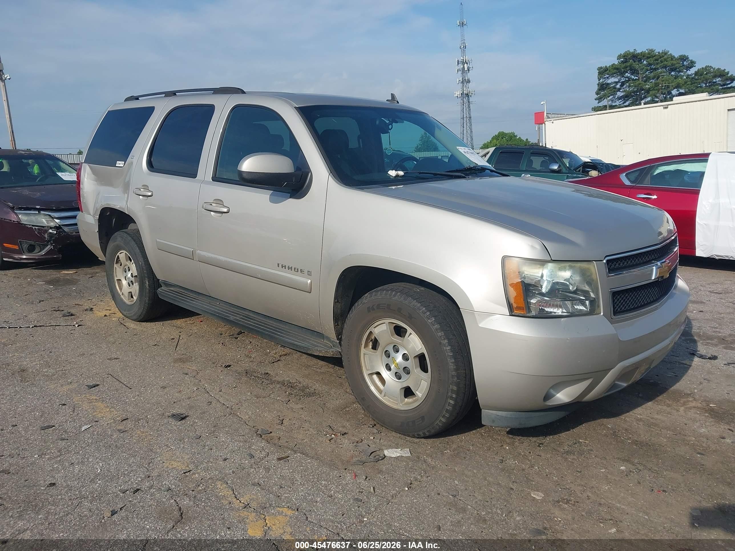 2007 Chevrolet Tahoe Lt Champagne vin: 1GNFC13J57R108140