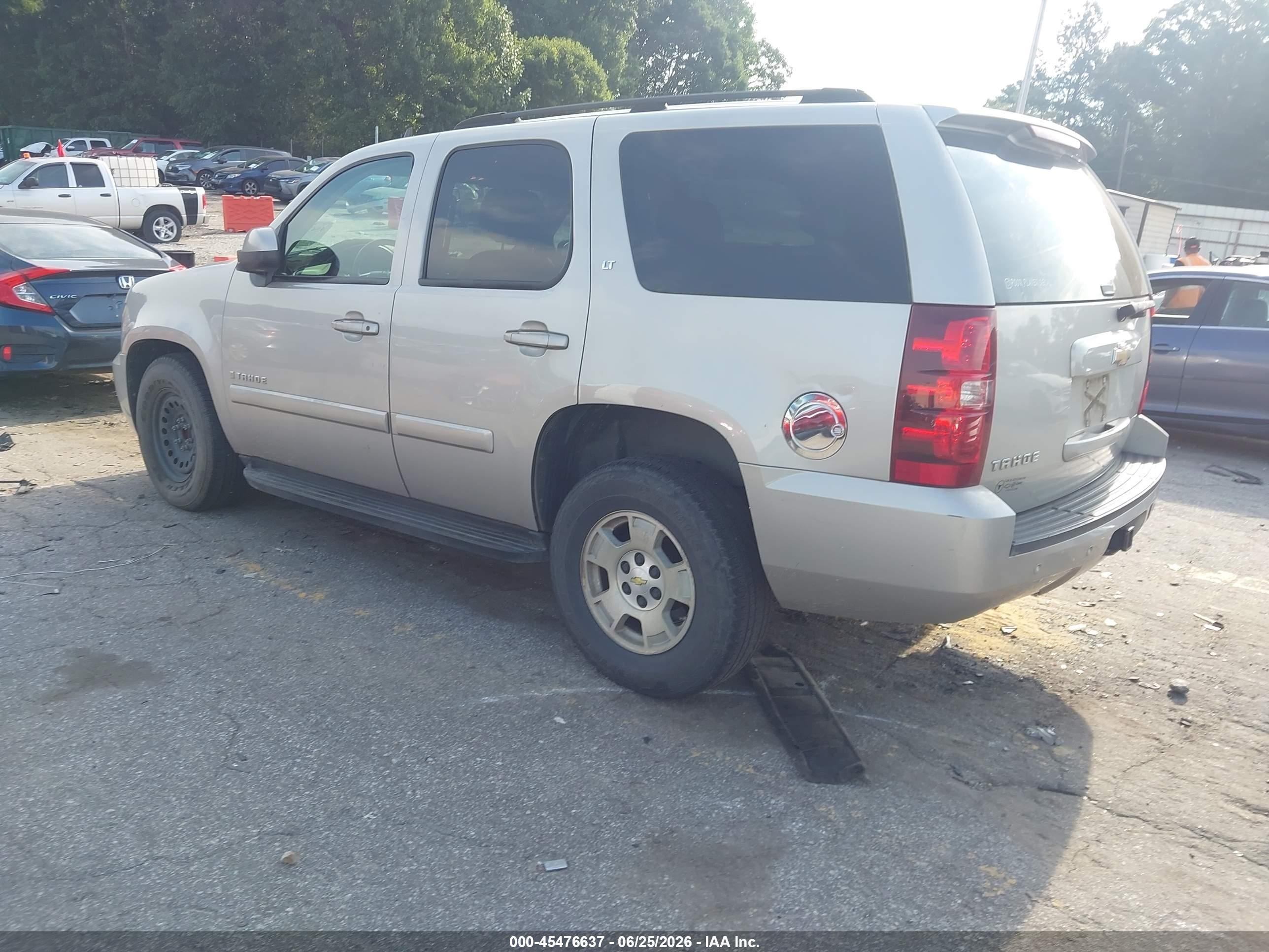 2007 Chevrolet Tahoe Lt Champagne vin: 1GNFC13J57R108140